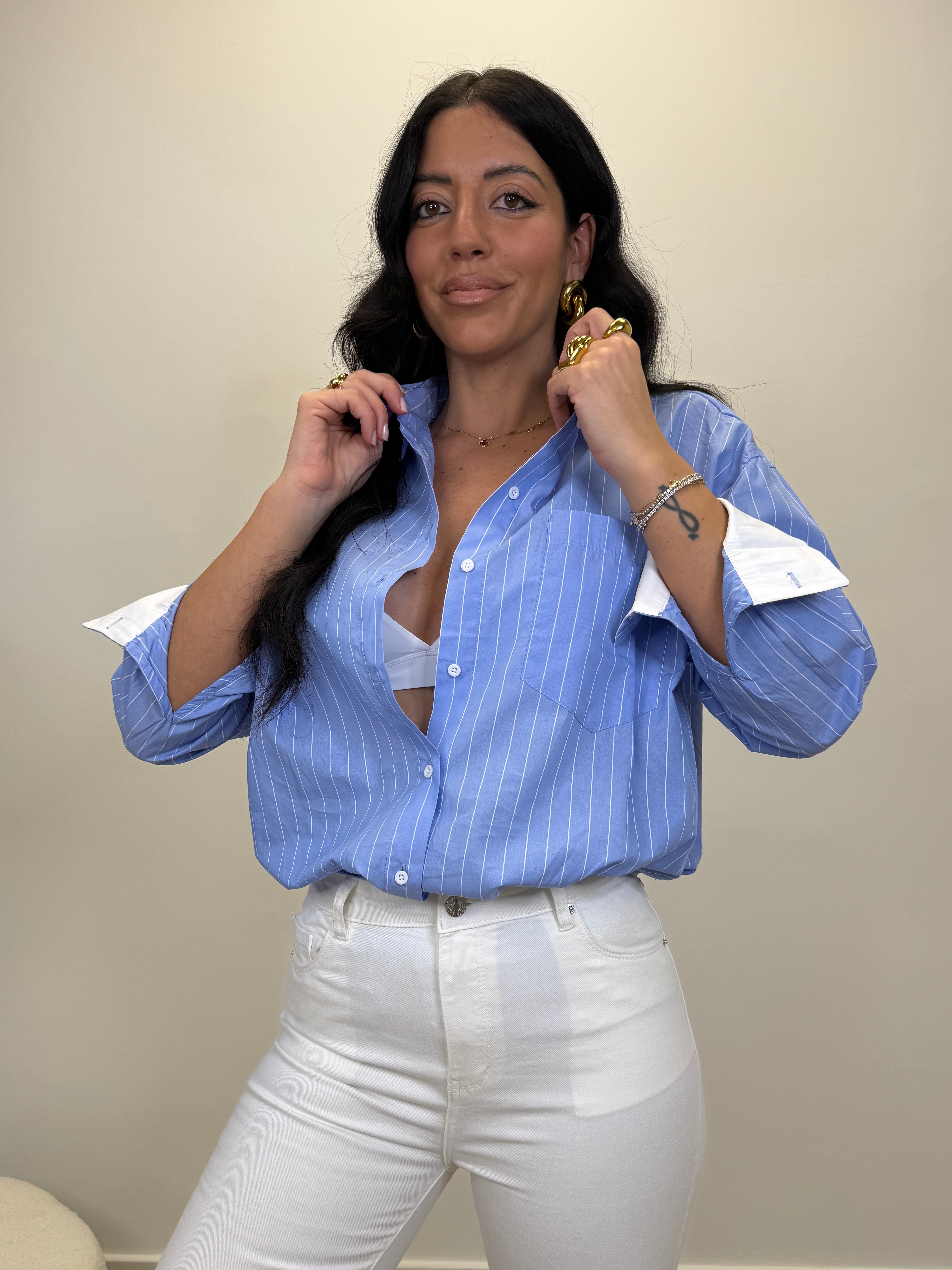 CAMICIA A RIGHE 3266