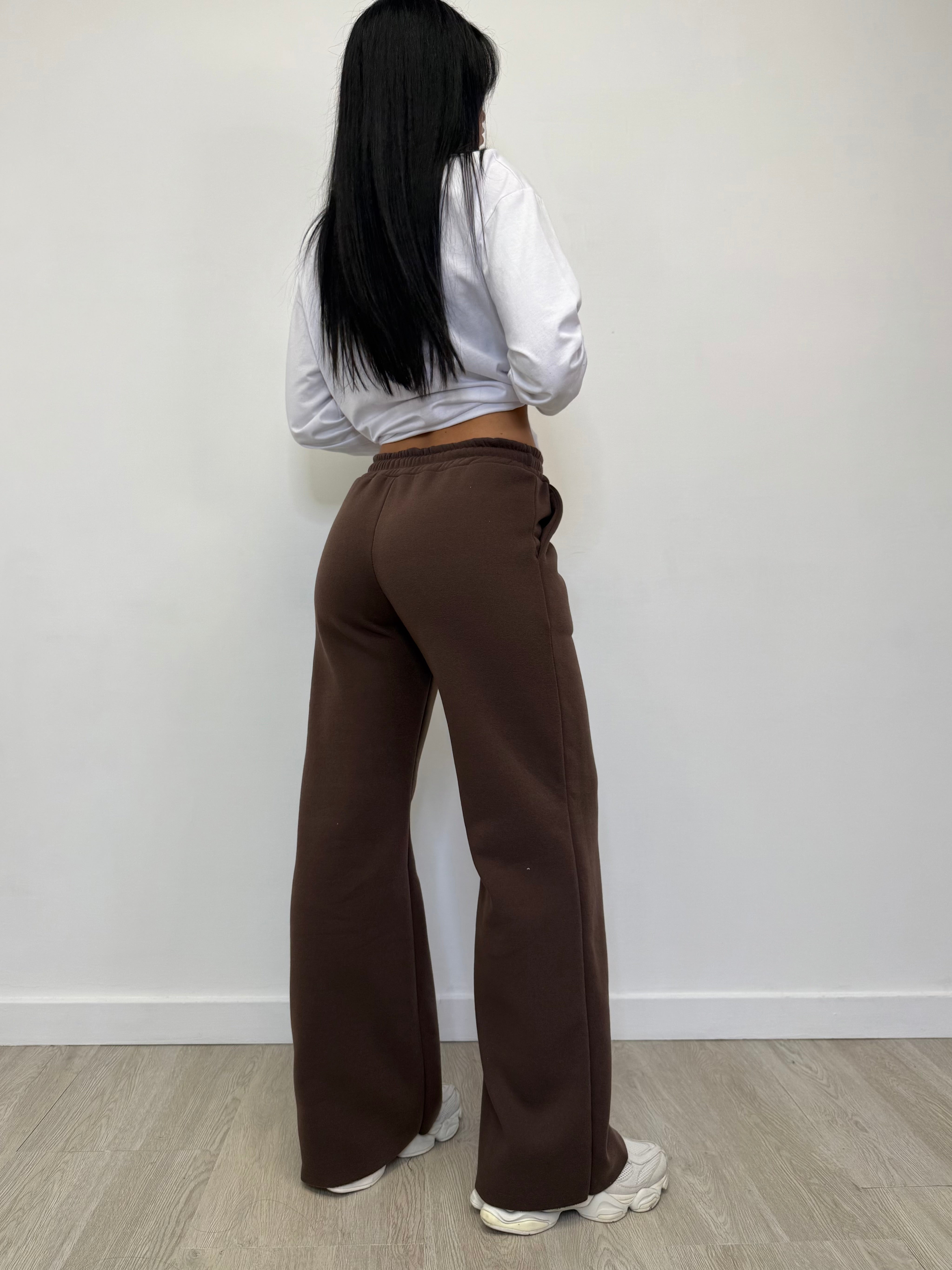 PANTALONE TUTA PALAZZO FELPATO 0470