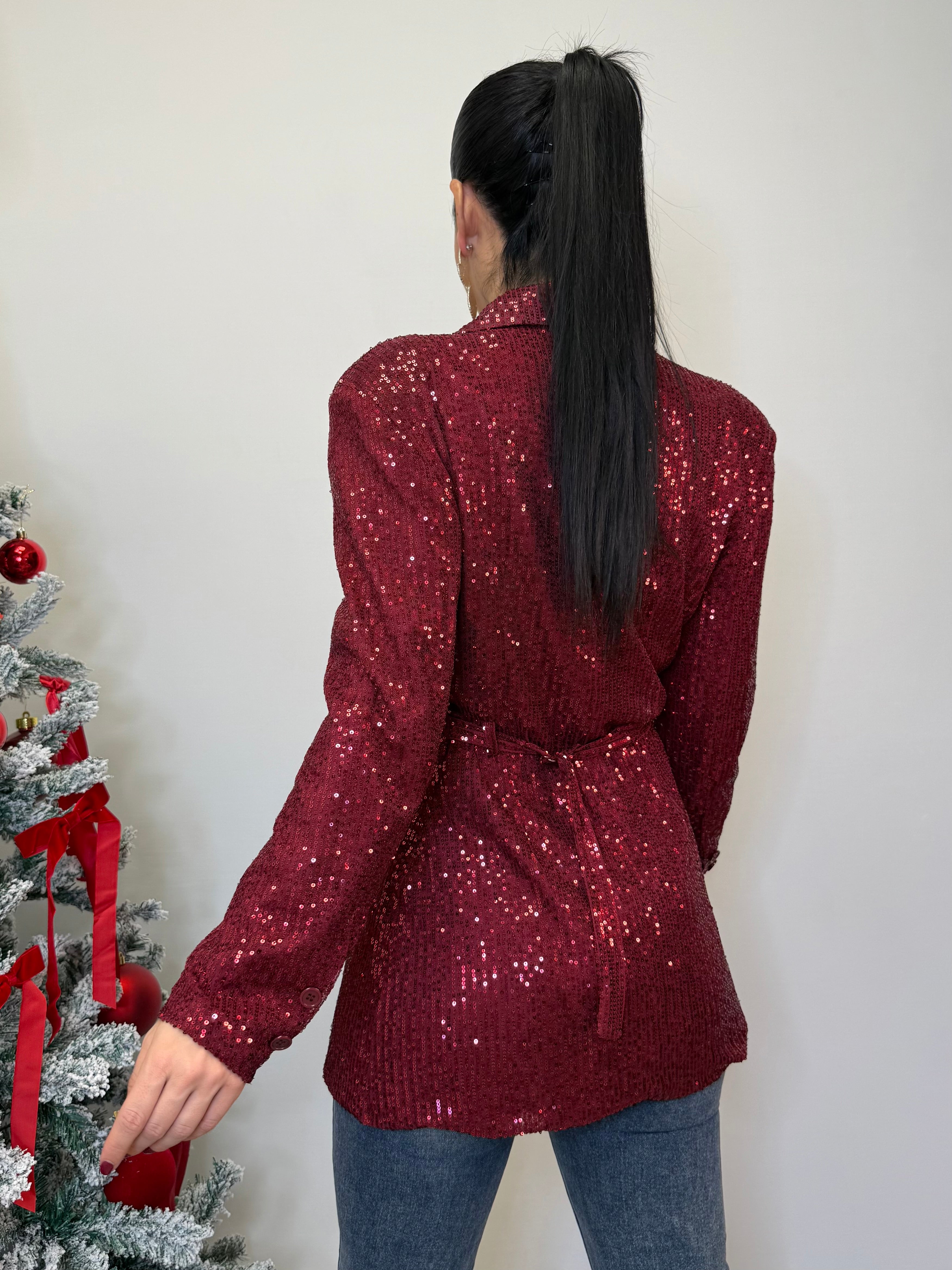 BLAZER DRESS FULL PAILLETTES 258