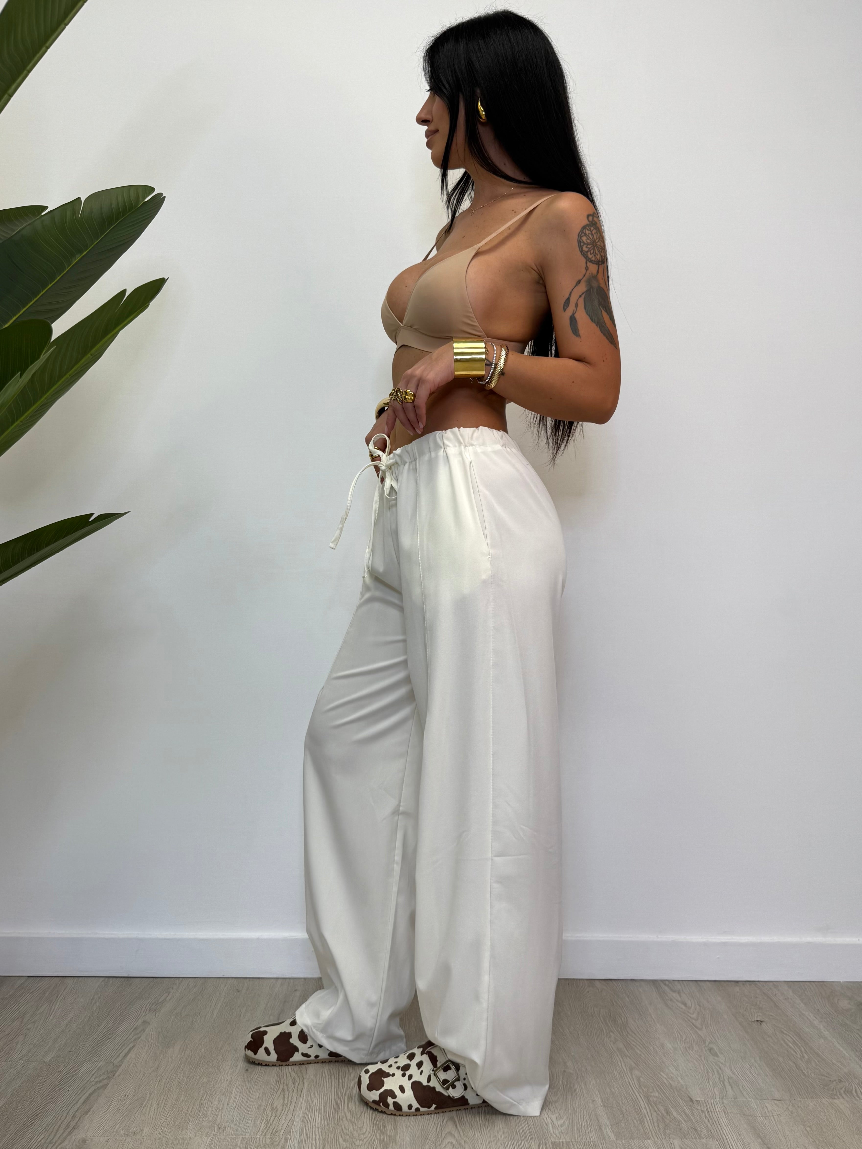 PANTALONE BAGGY IN TESSUTO MORBIDO 66621