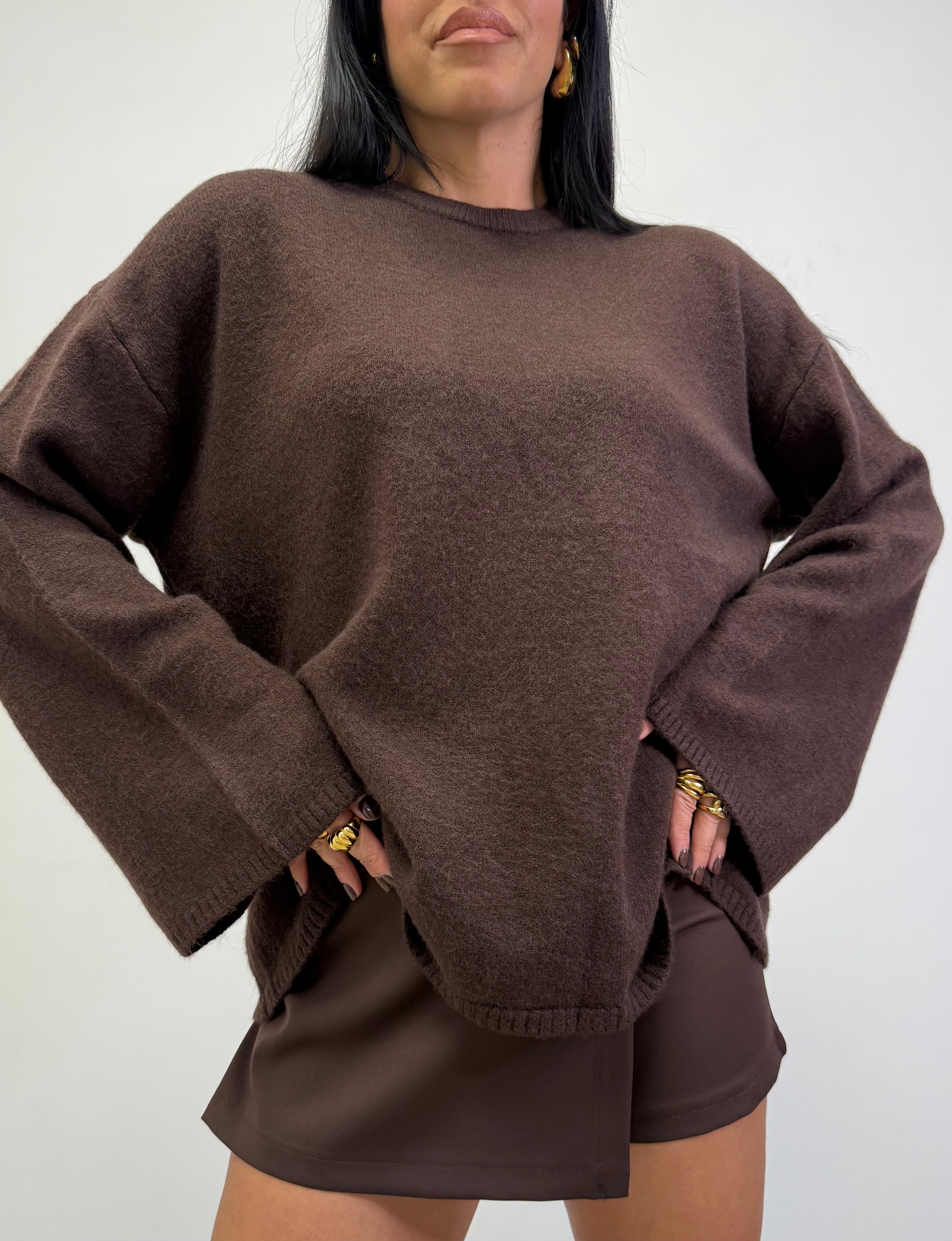 MAGLIA EFFETTO LANA OVER 51308