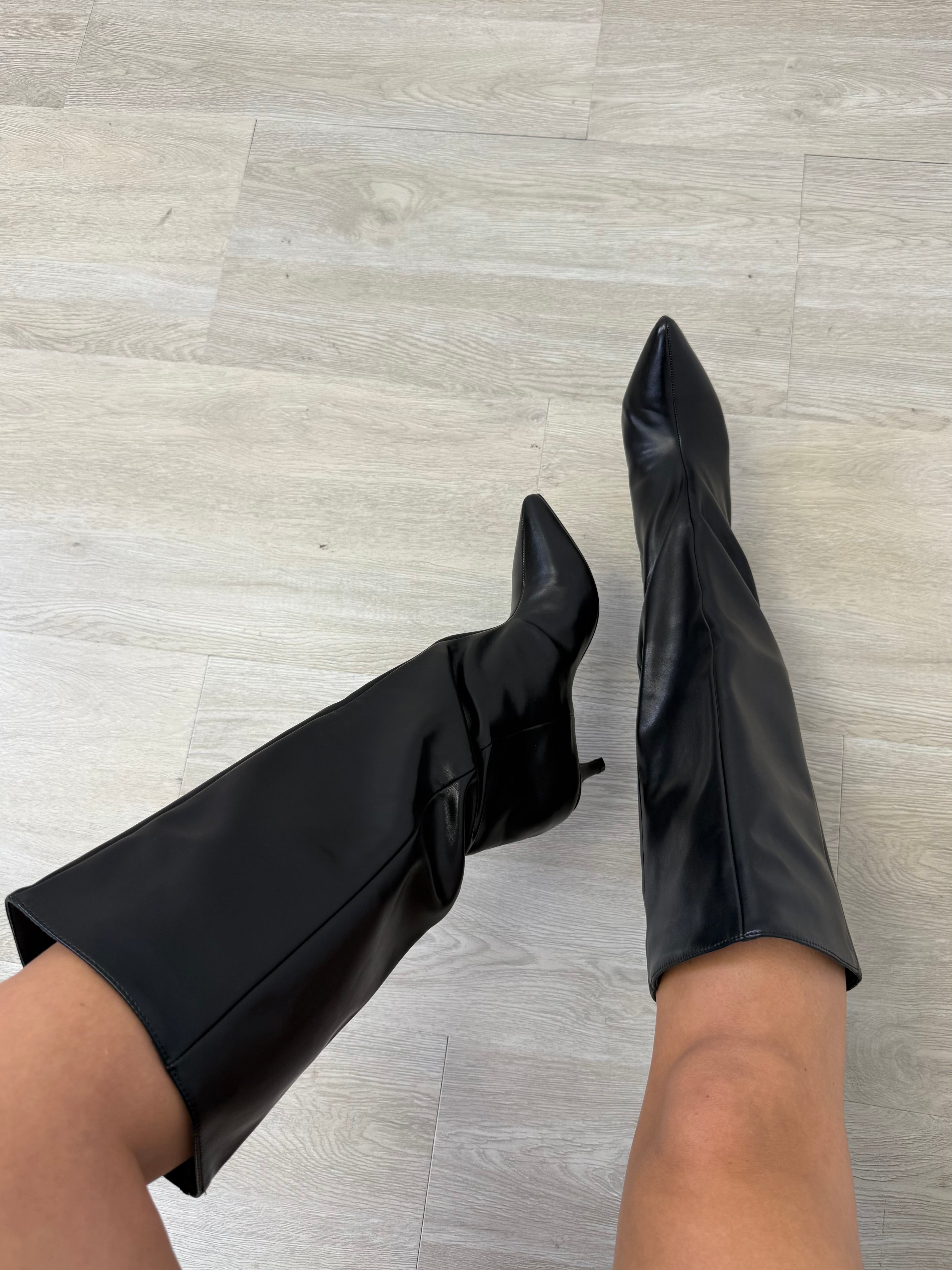 STIVALE MIDI EFFETTO PELLE 7375