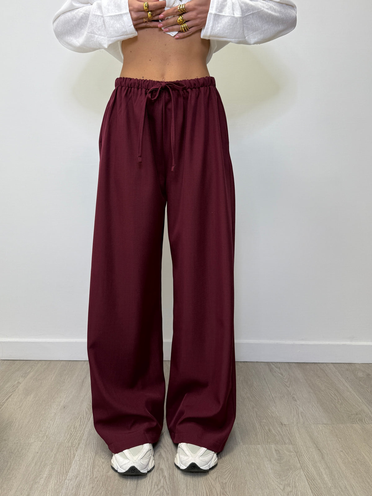 PANTALONE PALAZZO CON COULISSE 66977
