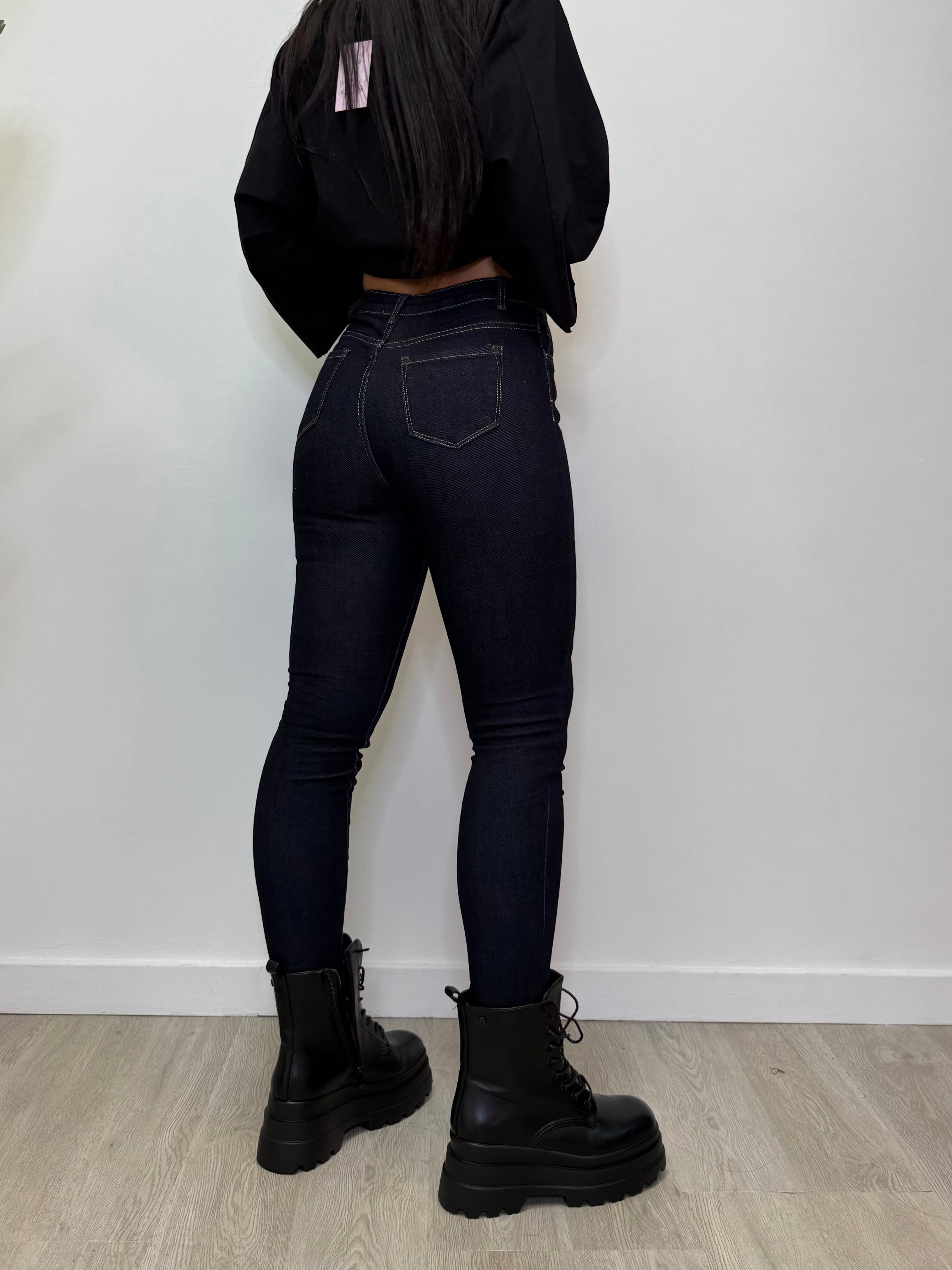 JEANS SKINNY LAVAGGIO ZERO 8063