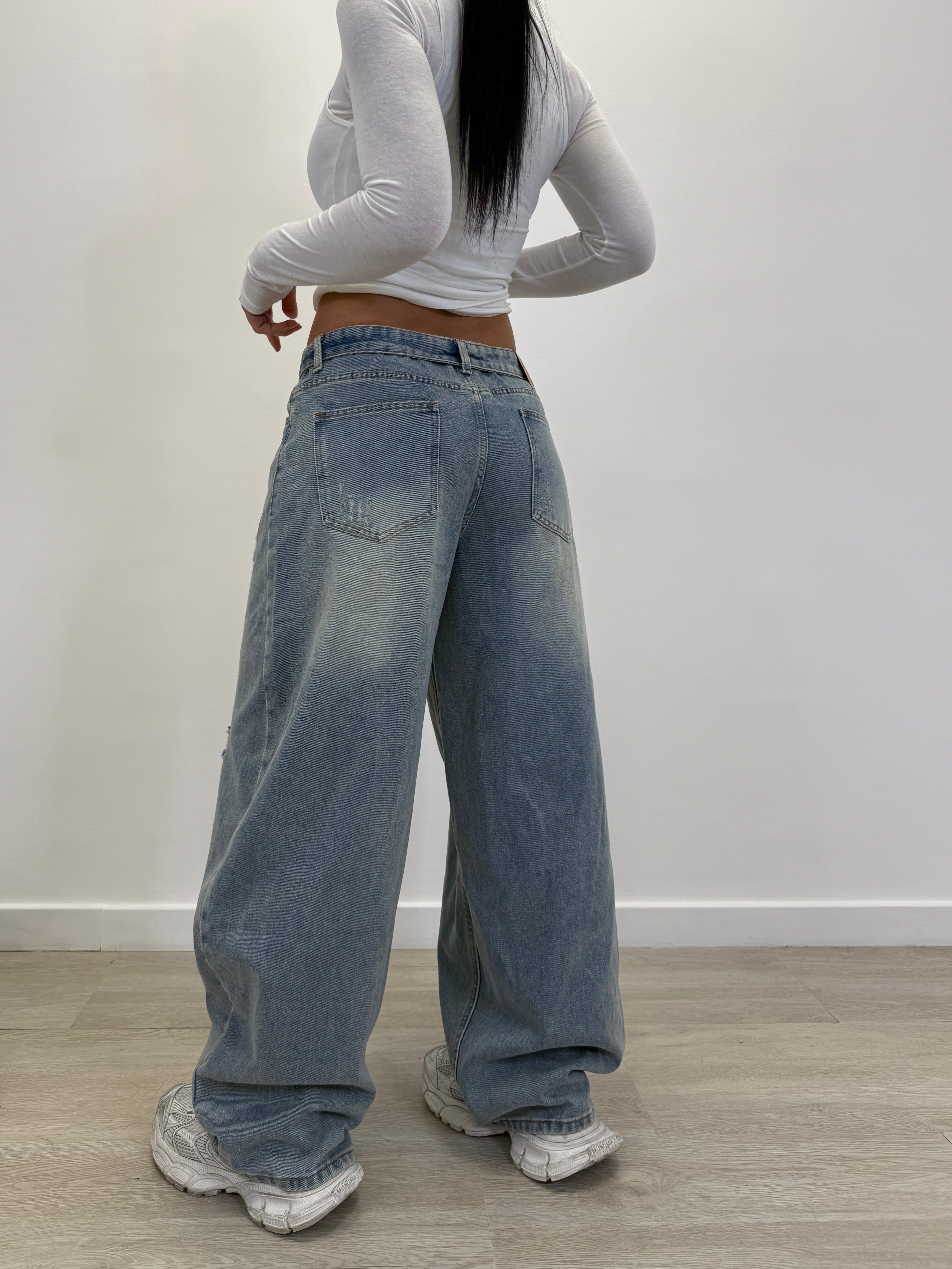 JEANS BAGGY SEMI ELASTICIZZATO 2611-2
