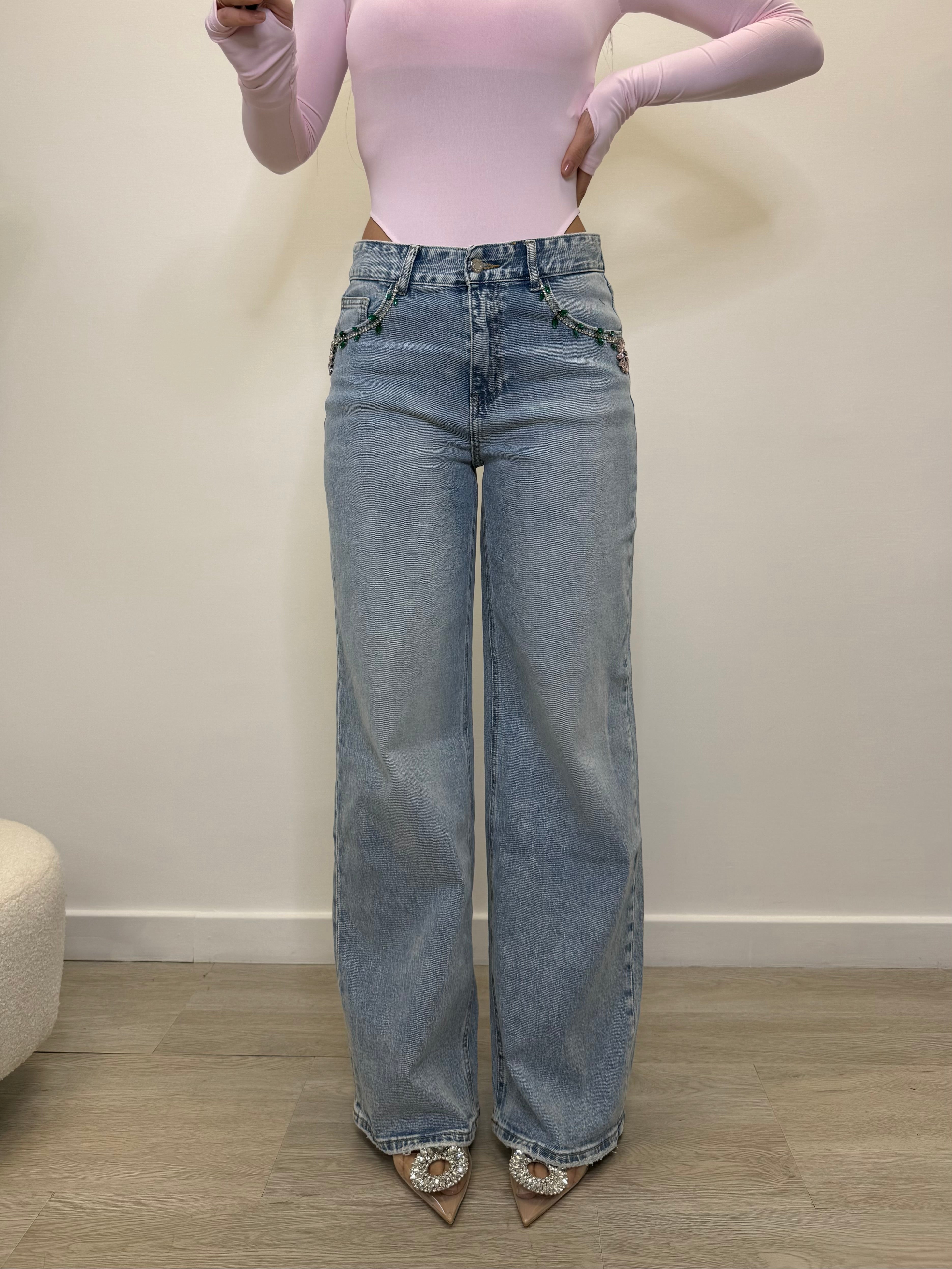 JEANS PALAZZO GIOIELLO 5261