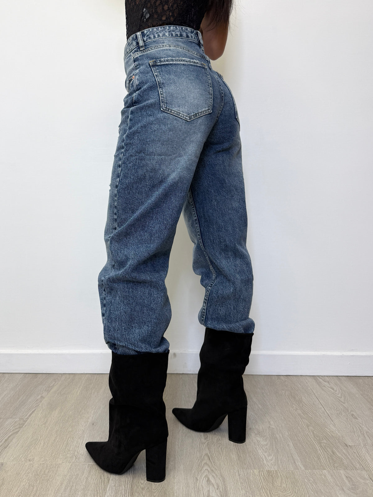 JEANS BAGGY SEMI ELASTICIZZATO 5617
