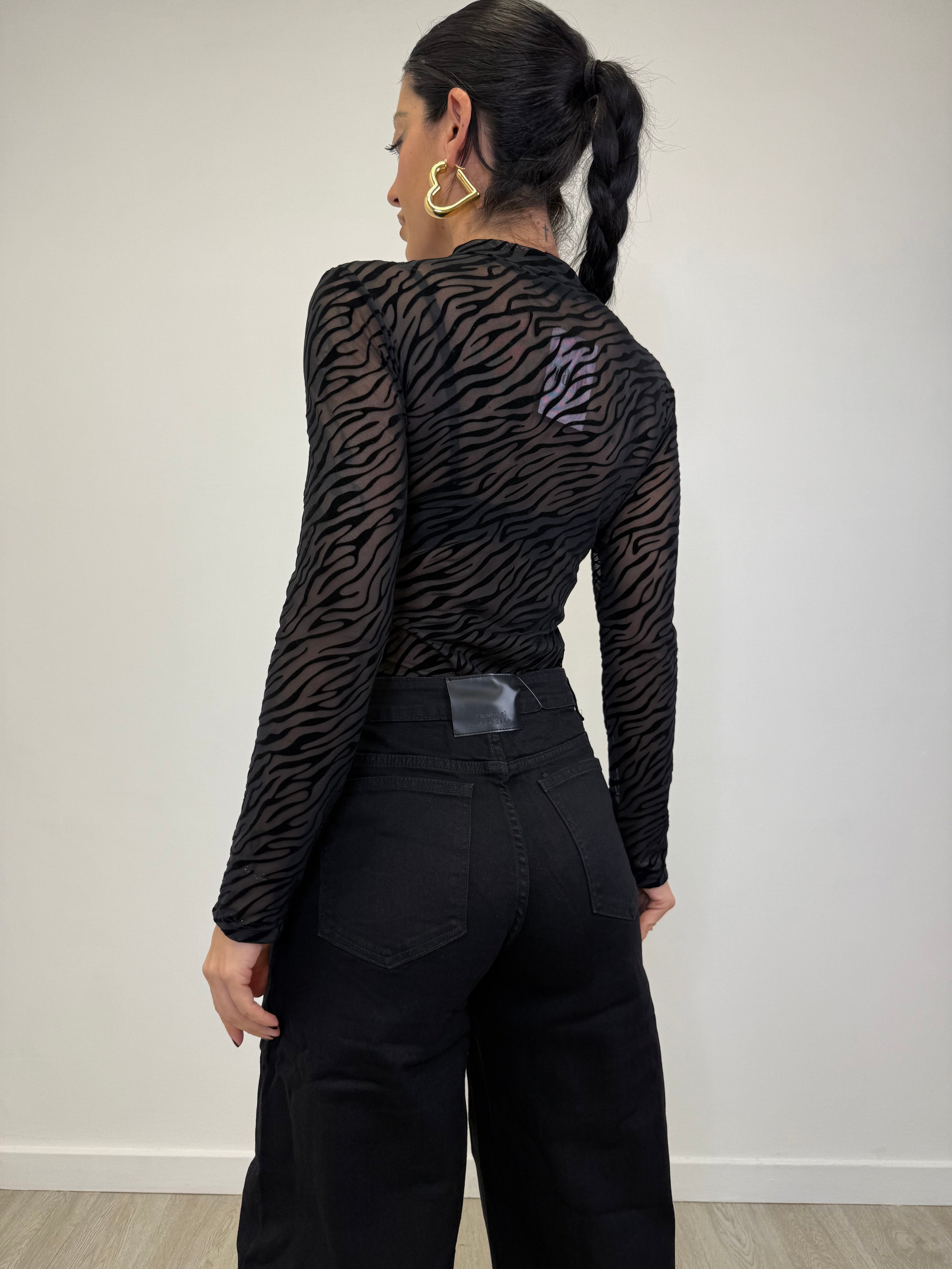 BODY VELATO ZEBRATO 16558