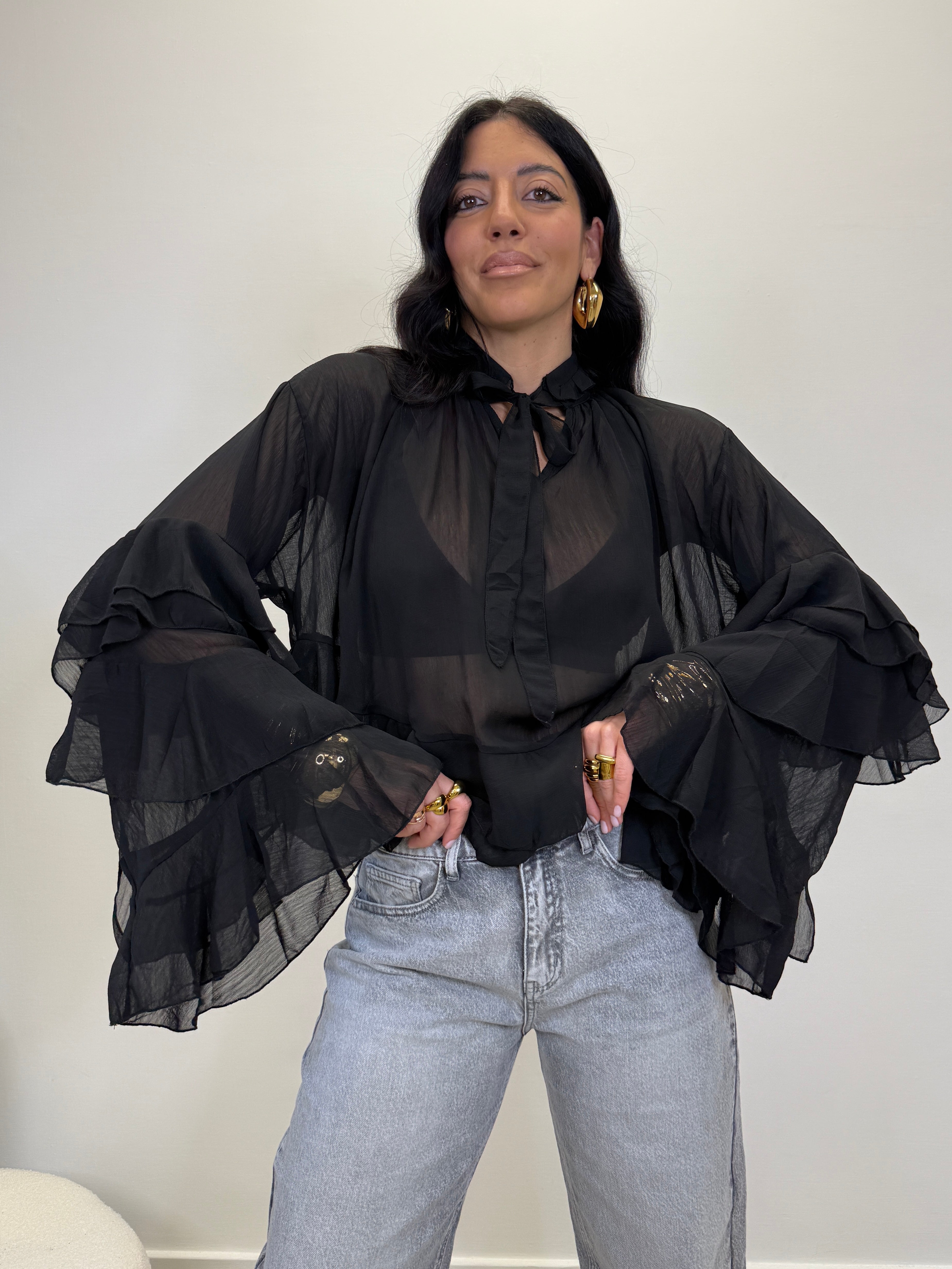 BLUSA VOLANT 6102