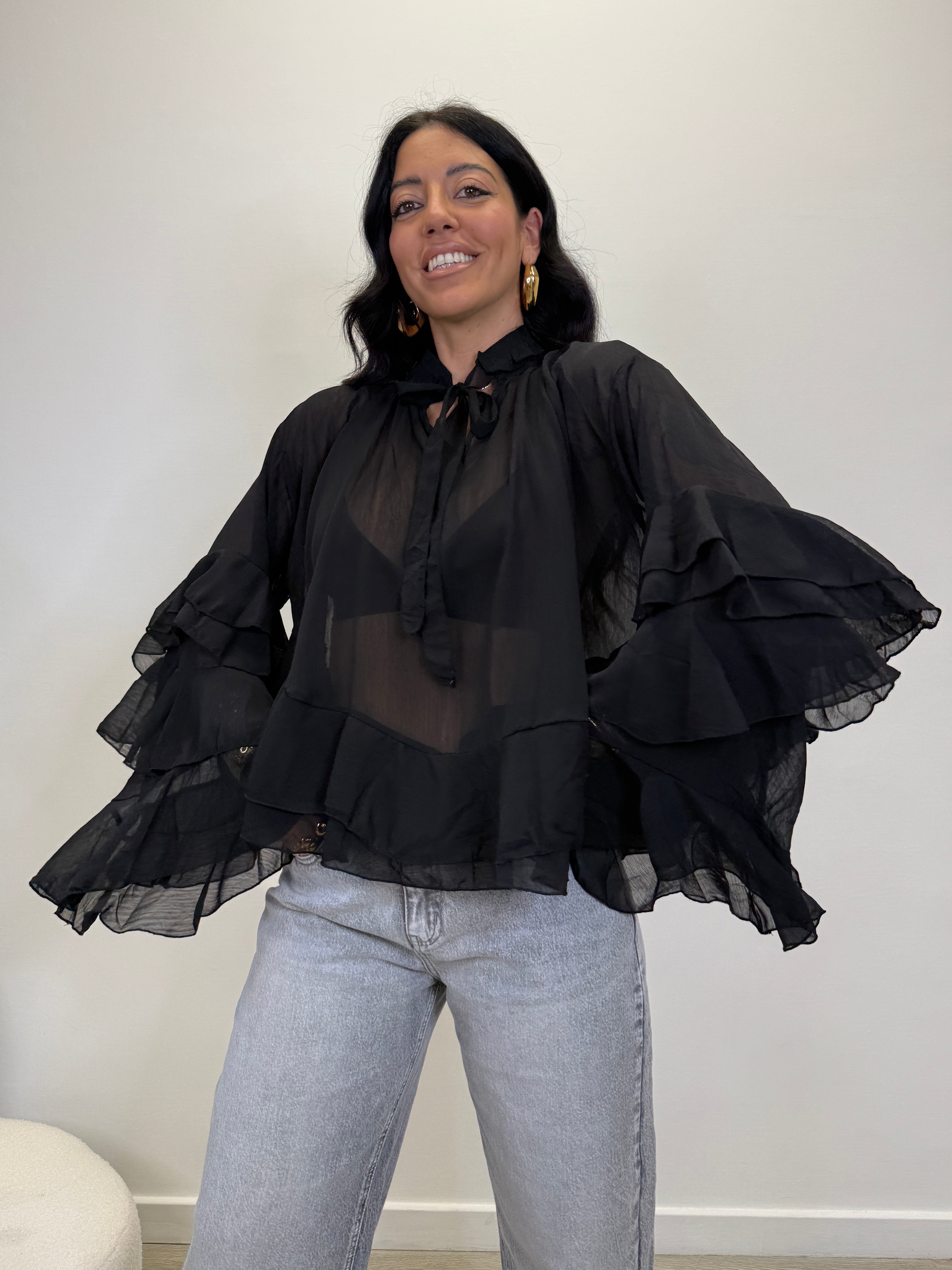 BLUSA VOLANT 6102