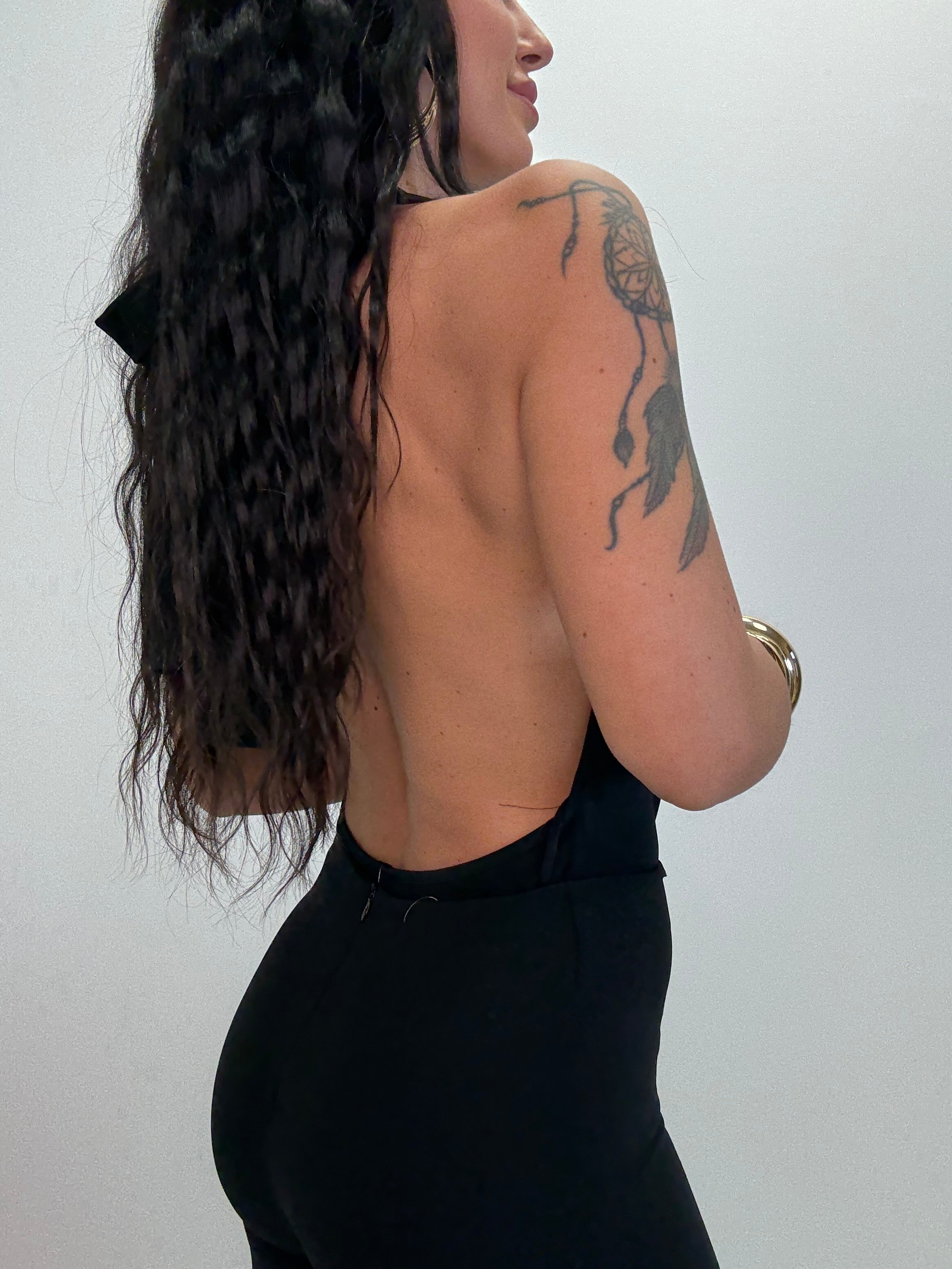 BODY CON SCOLLO MORBIDO 16281