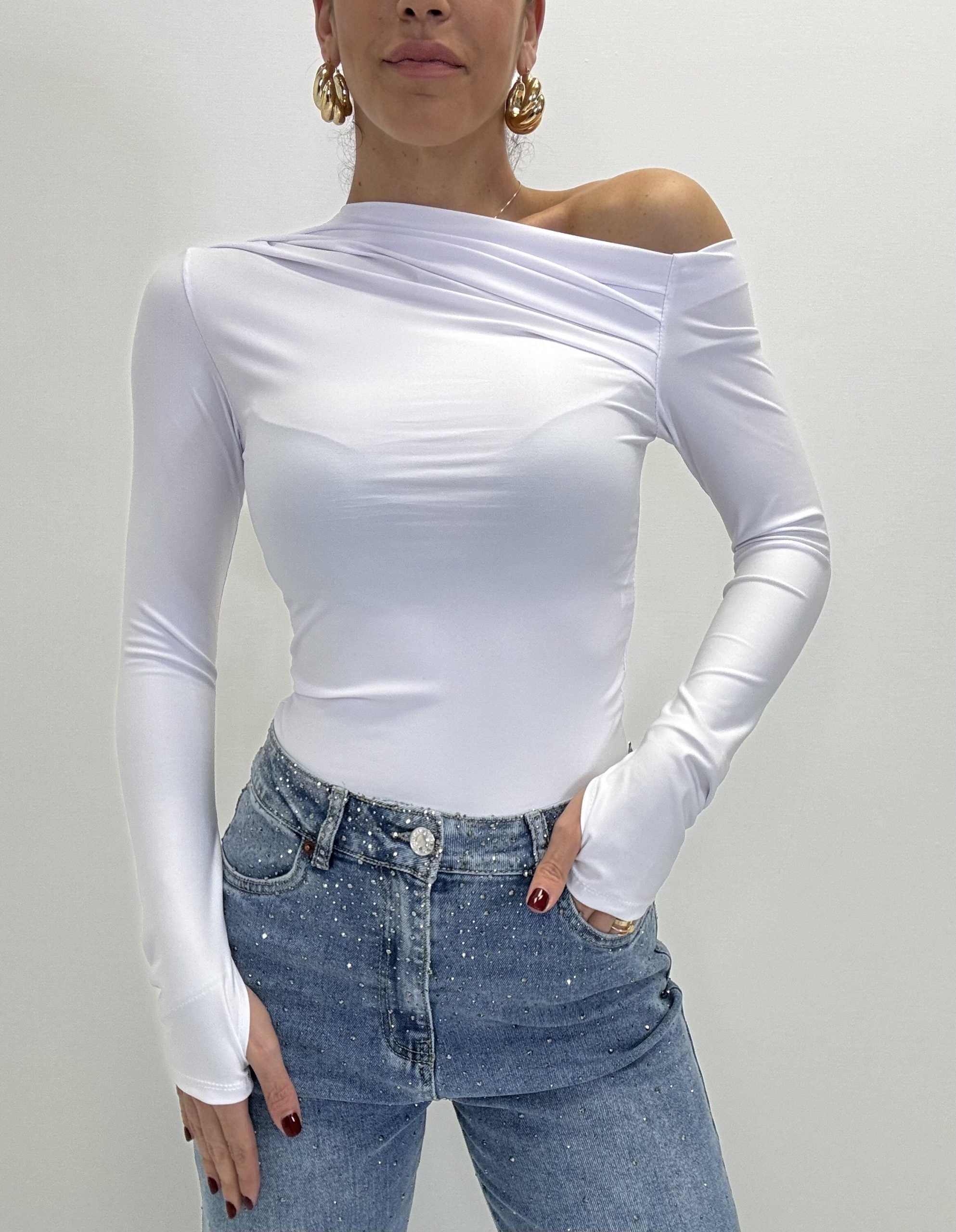 MAGLIA KIM MANICA A GUANTO