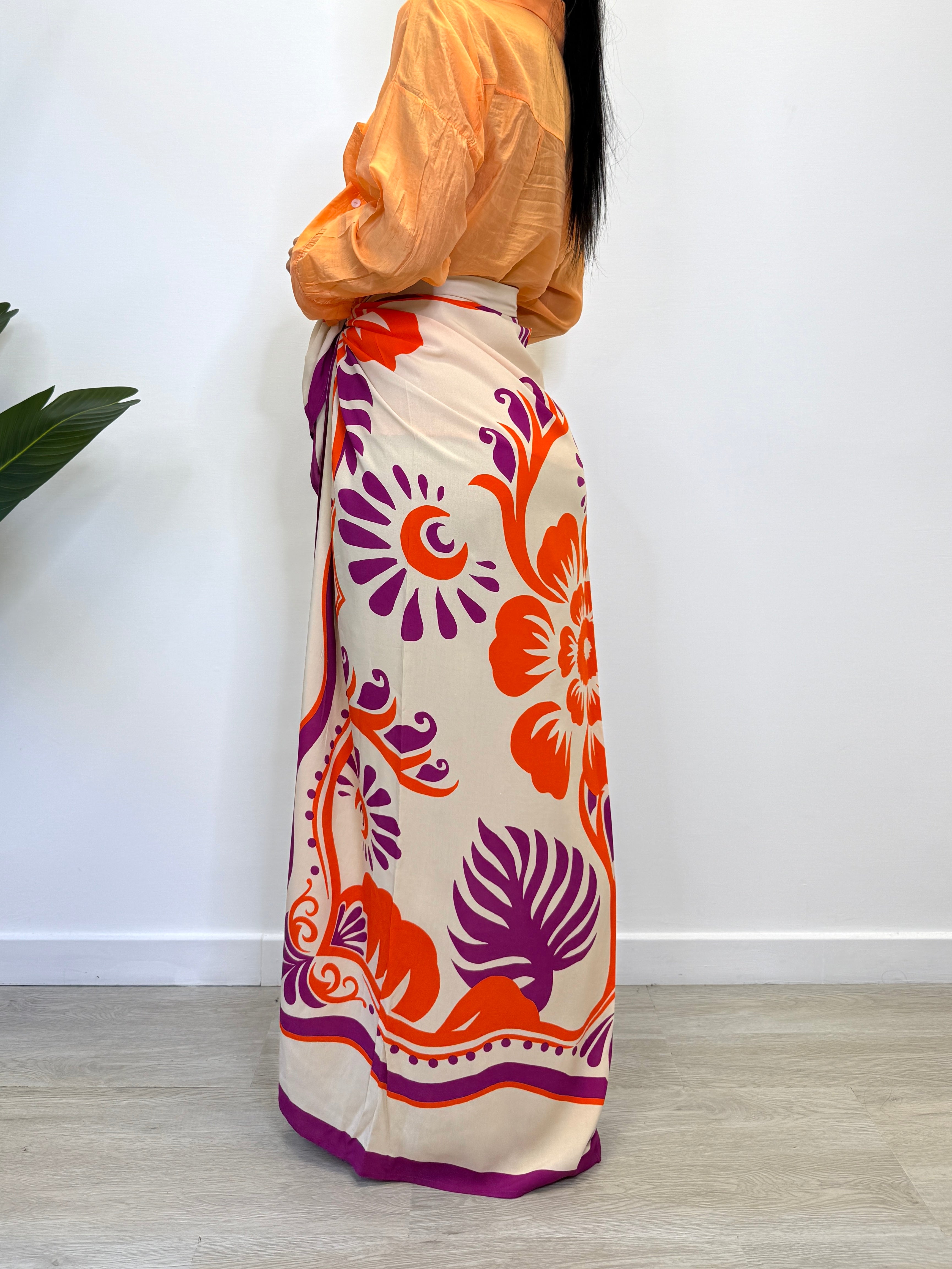 PAREO LUMINA ARANCIO/FUCSIA 5870