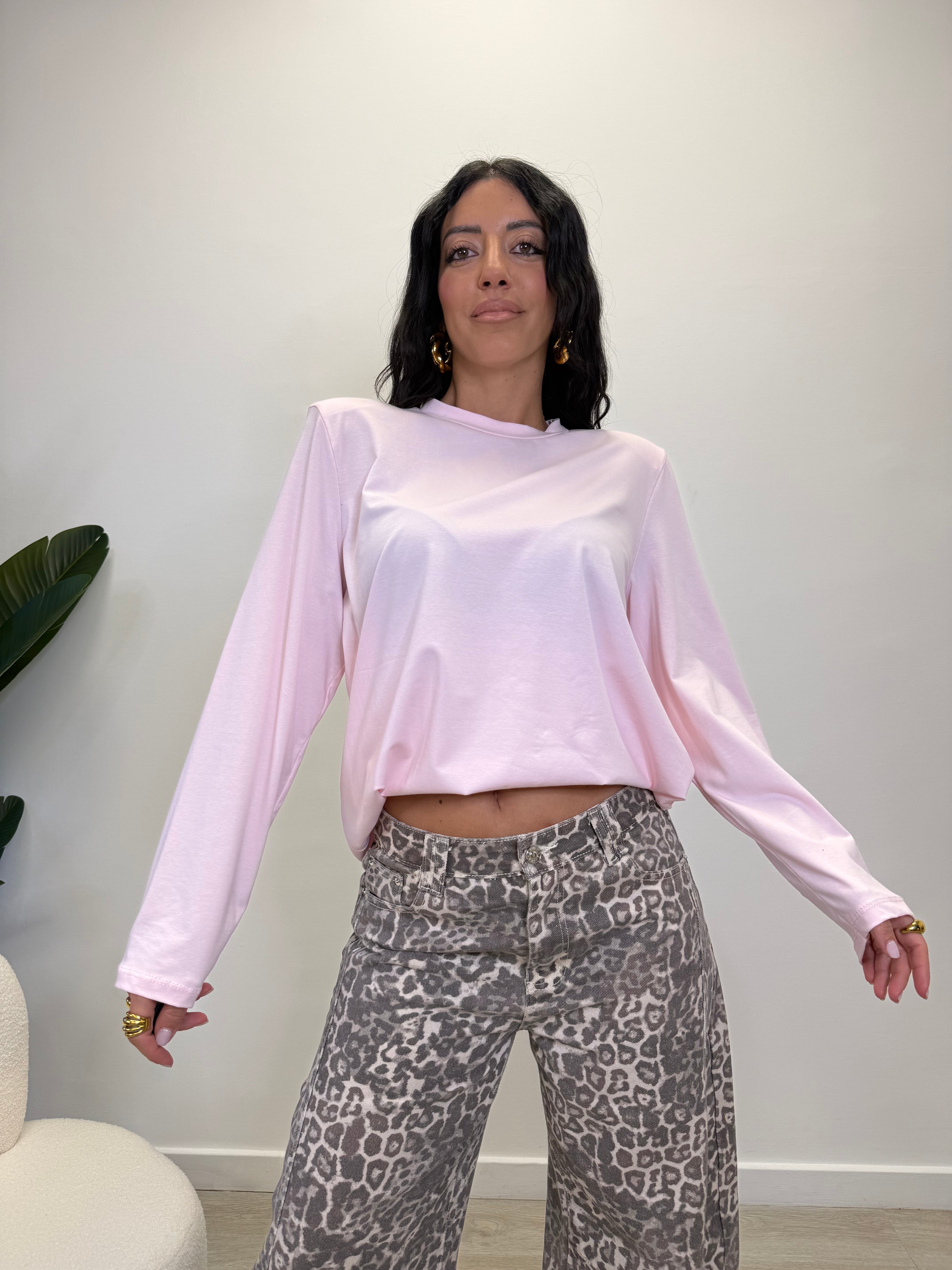 MAXI MAGLIA IN COTONE CON SPALLINE 99231