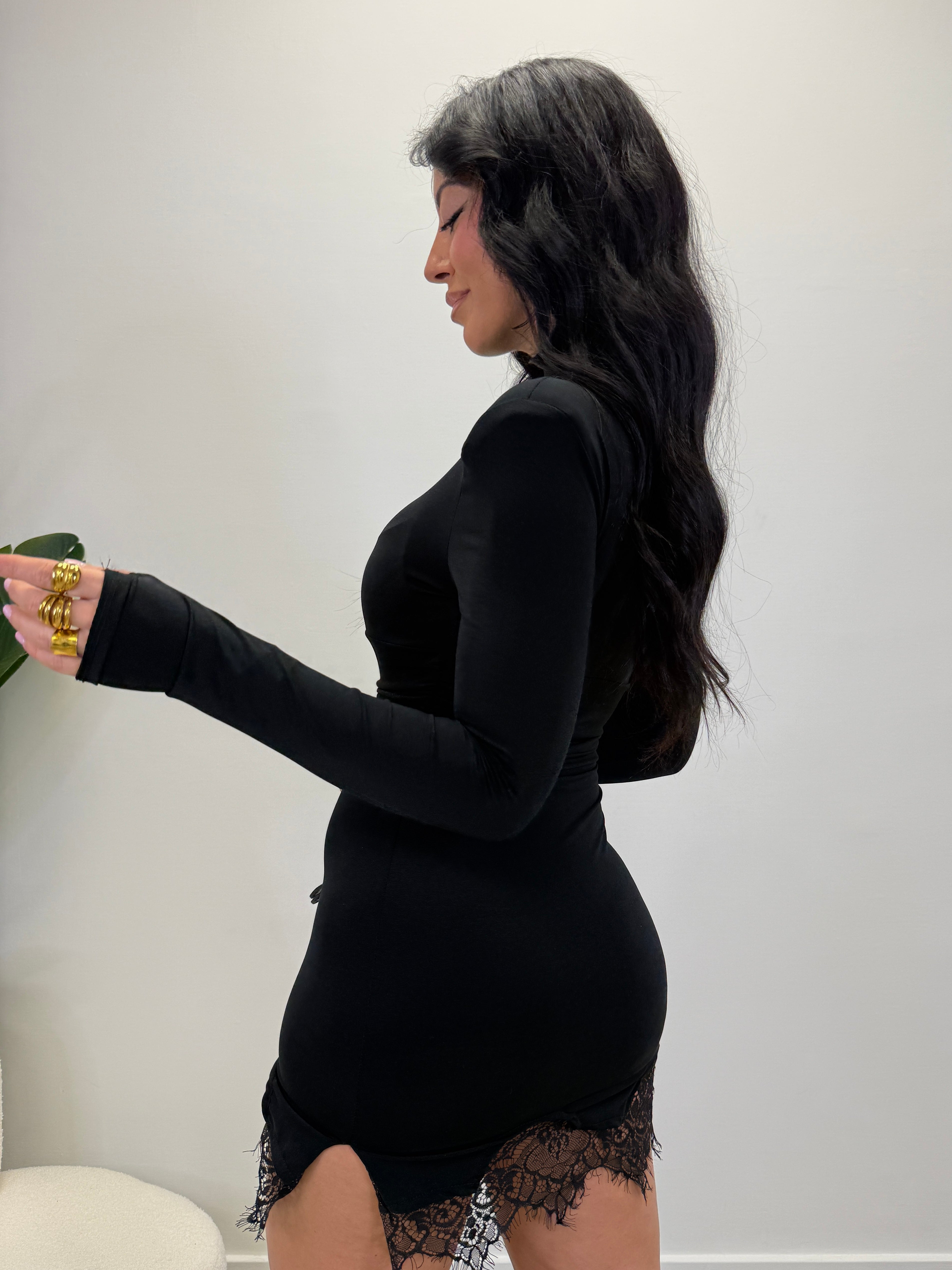 MINI DRESS KATE NERO 12352