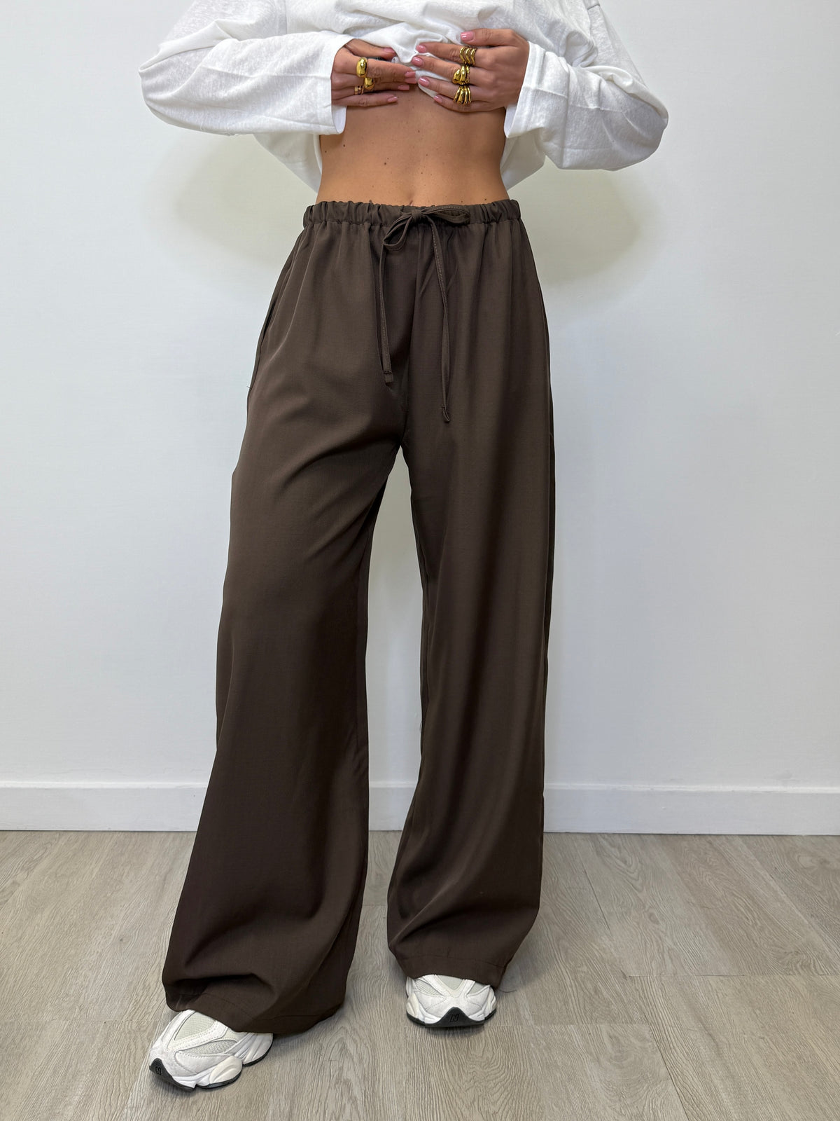 PANTALONE PALAZZO CON COULISSE 66977