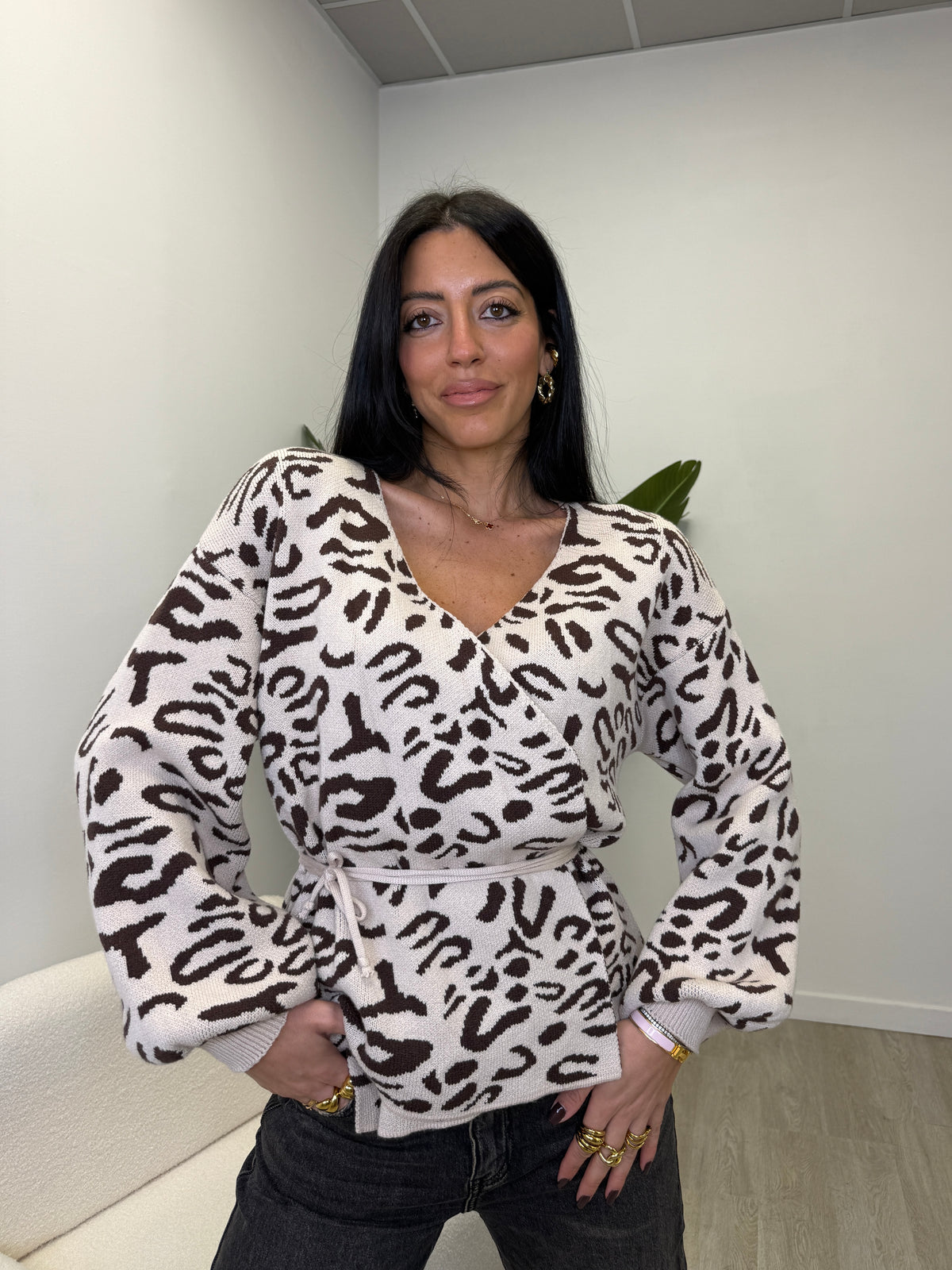 INCROCIATINA LEOPARDATO 26553