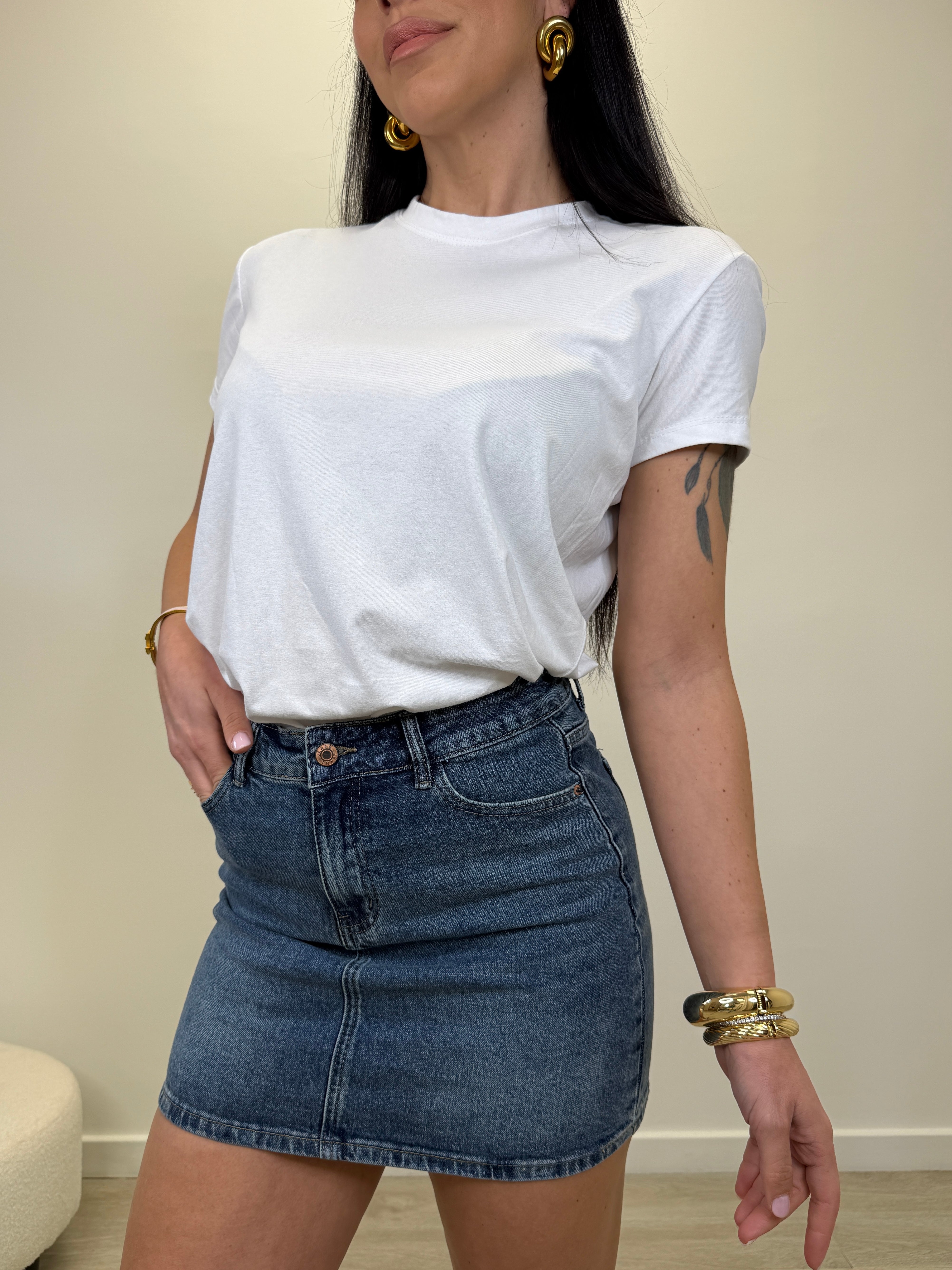 MINI GONNA IN JEANS 5176-2