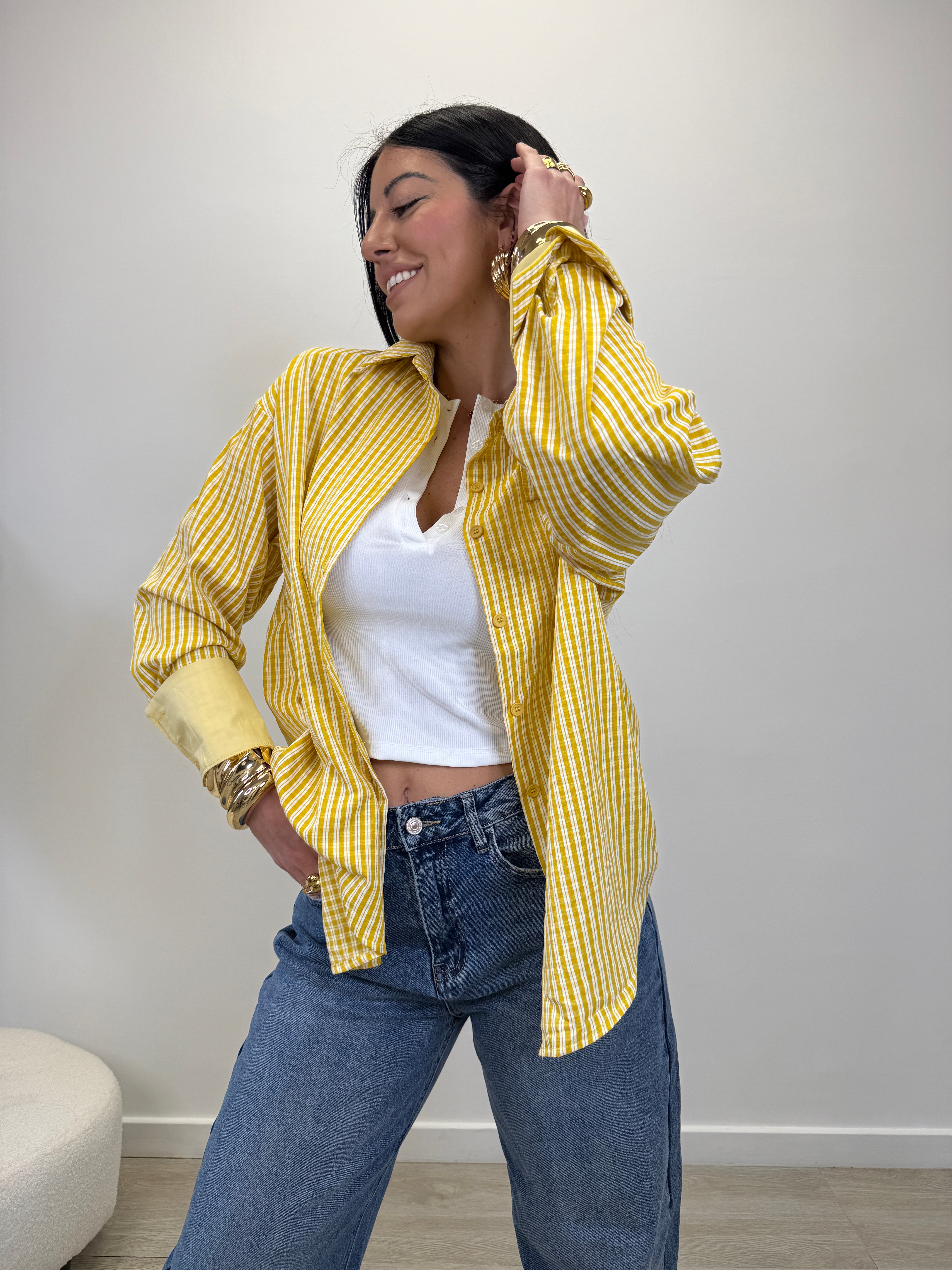 CAMICIA QUADRETTI ROSA 2764