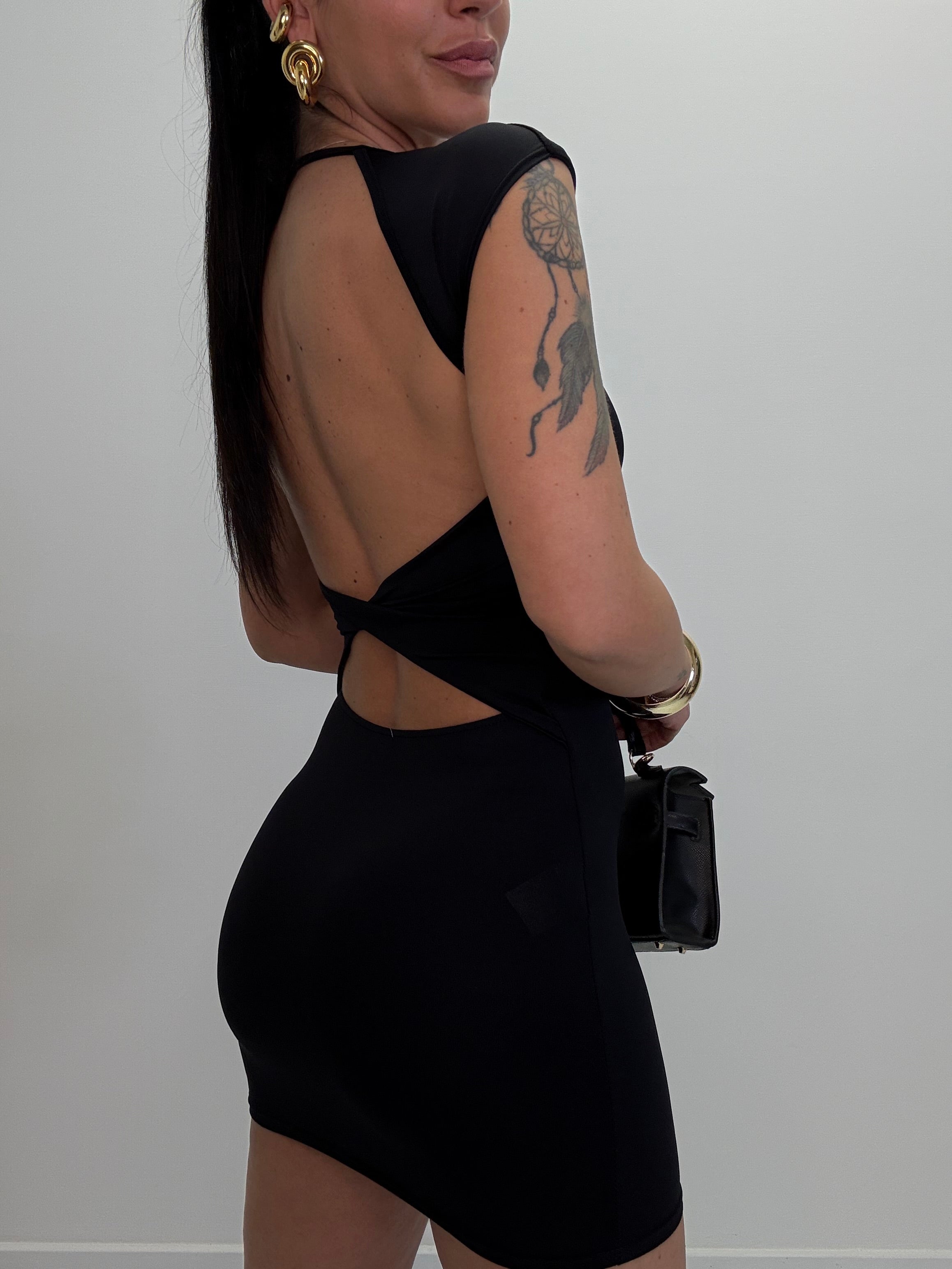 MINI DRESS CON SCHIENA SCOPERTA 1264