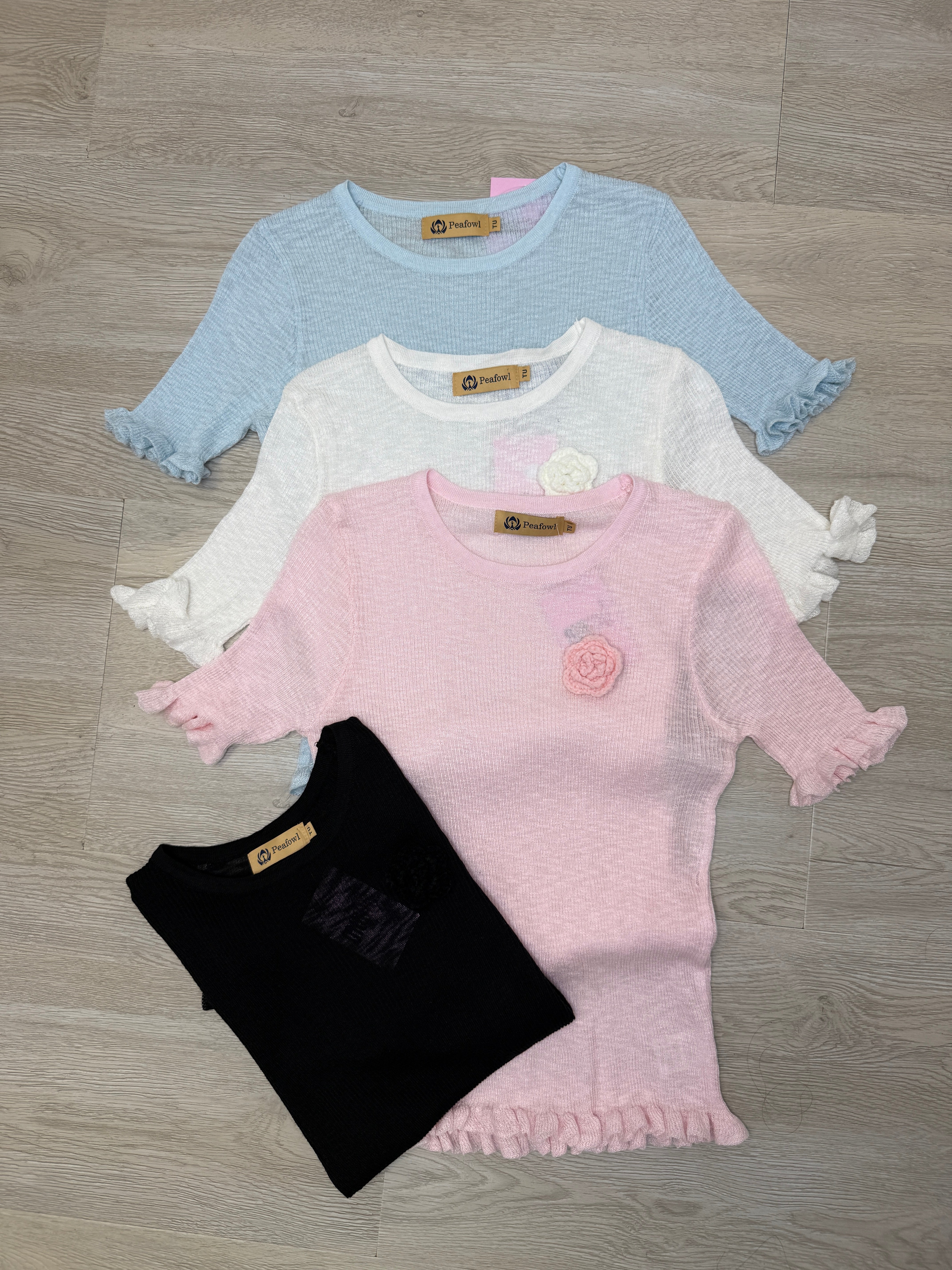 T-SHIRT SEMI TRASPARENTE 537