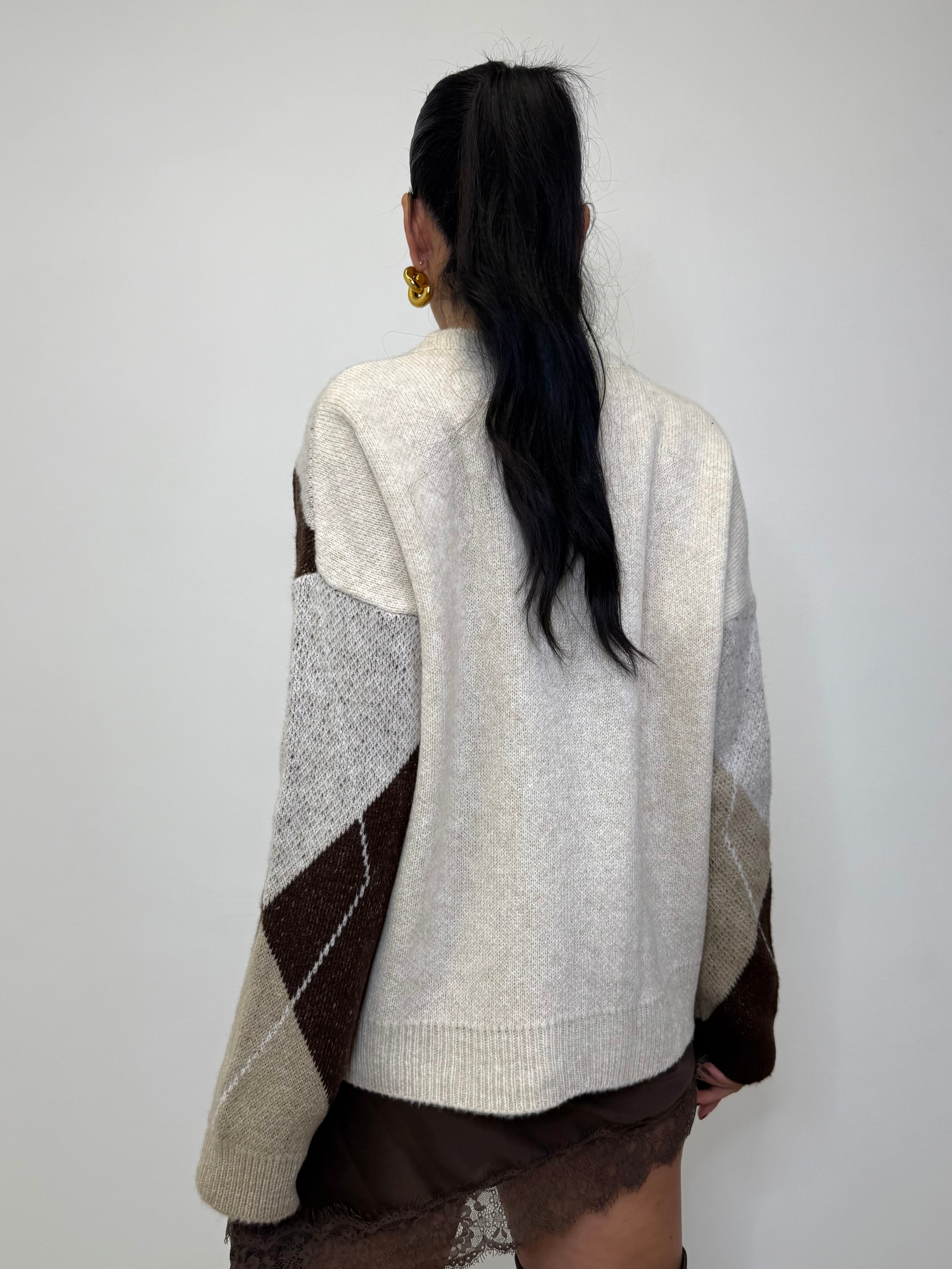 CARDIGAN ROMBI 25853