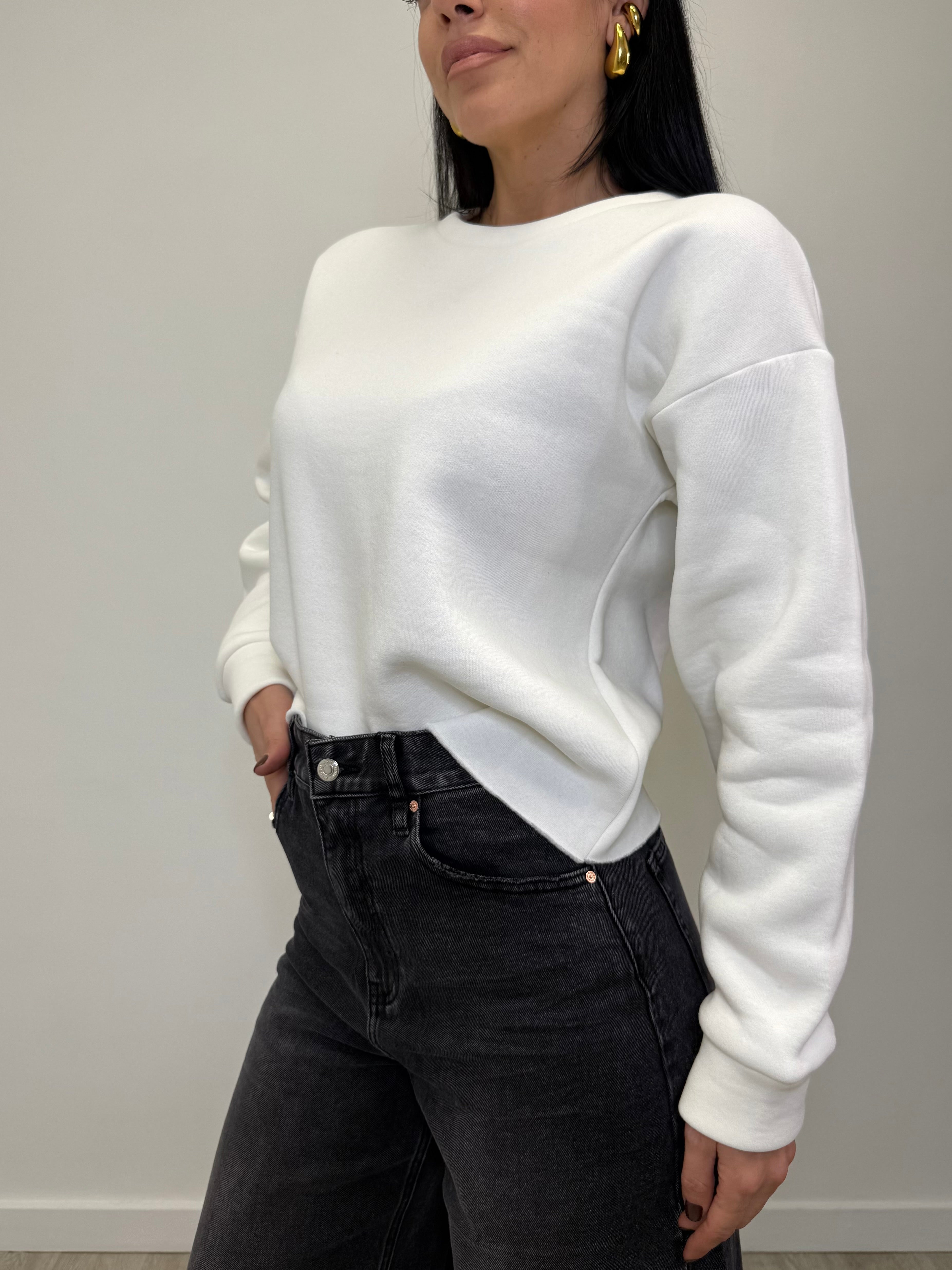 FELPA GIROCOLLO 9910