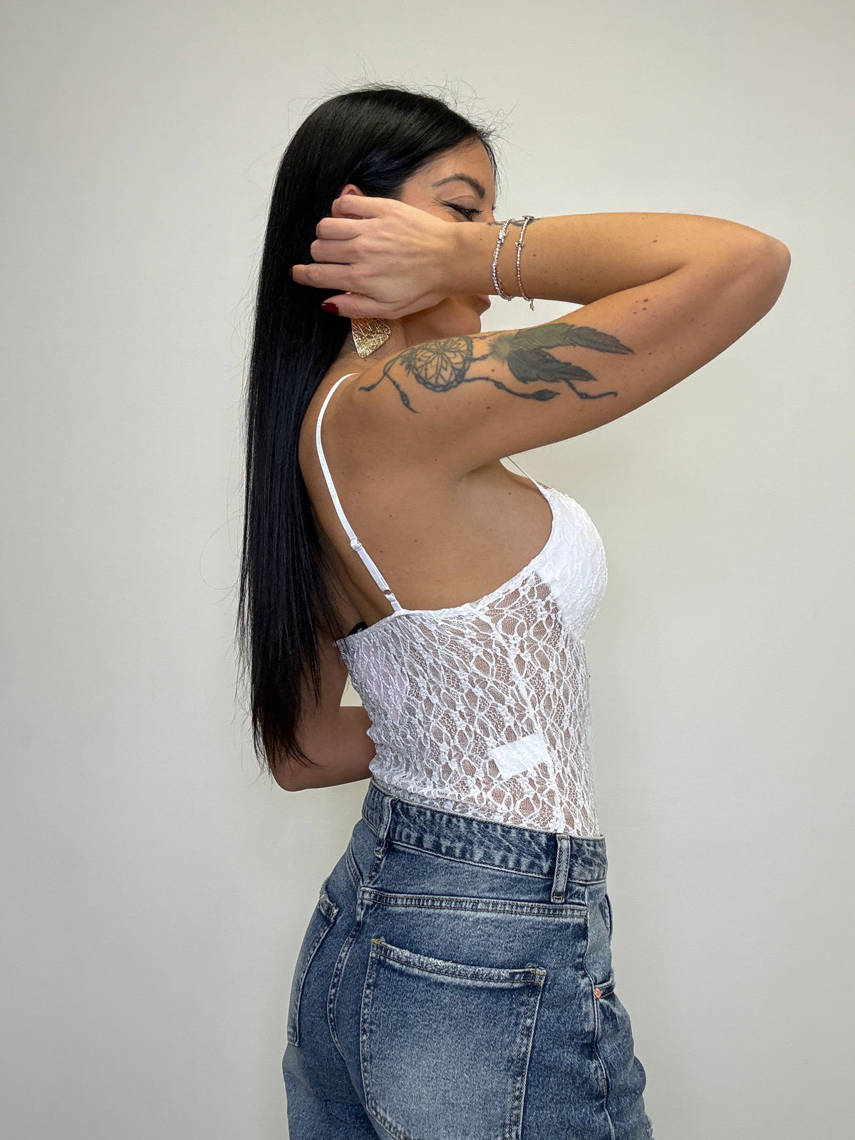 BODY IN PIZZO CON COPPE 16847