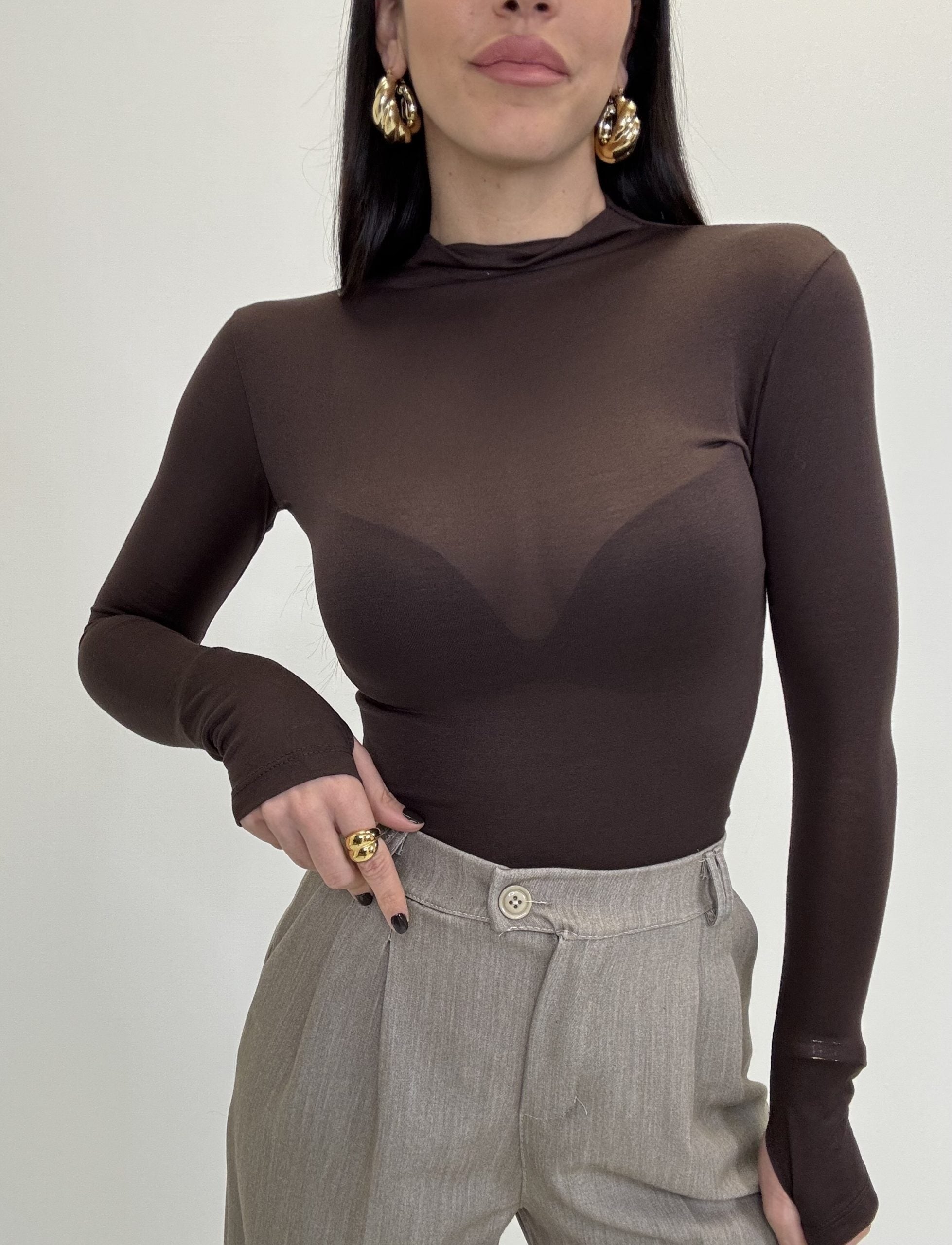 MAGLIA EMILY CON MANICA A GUANTO