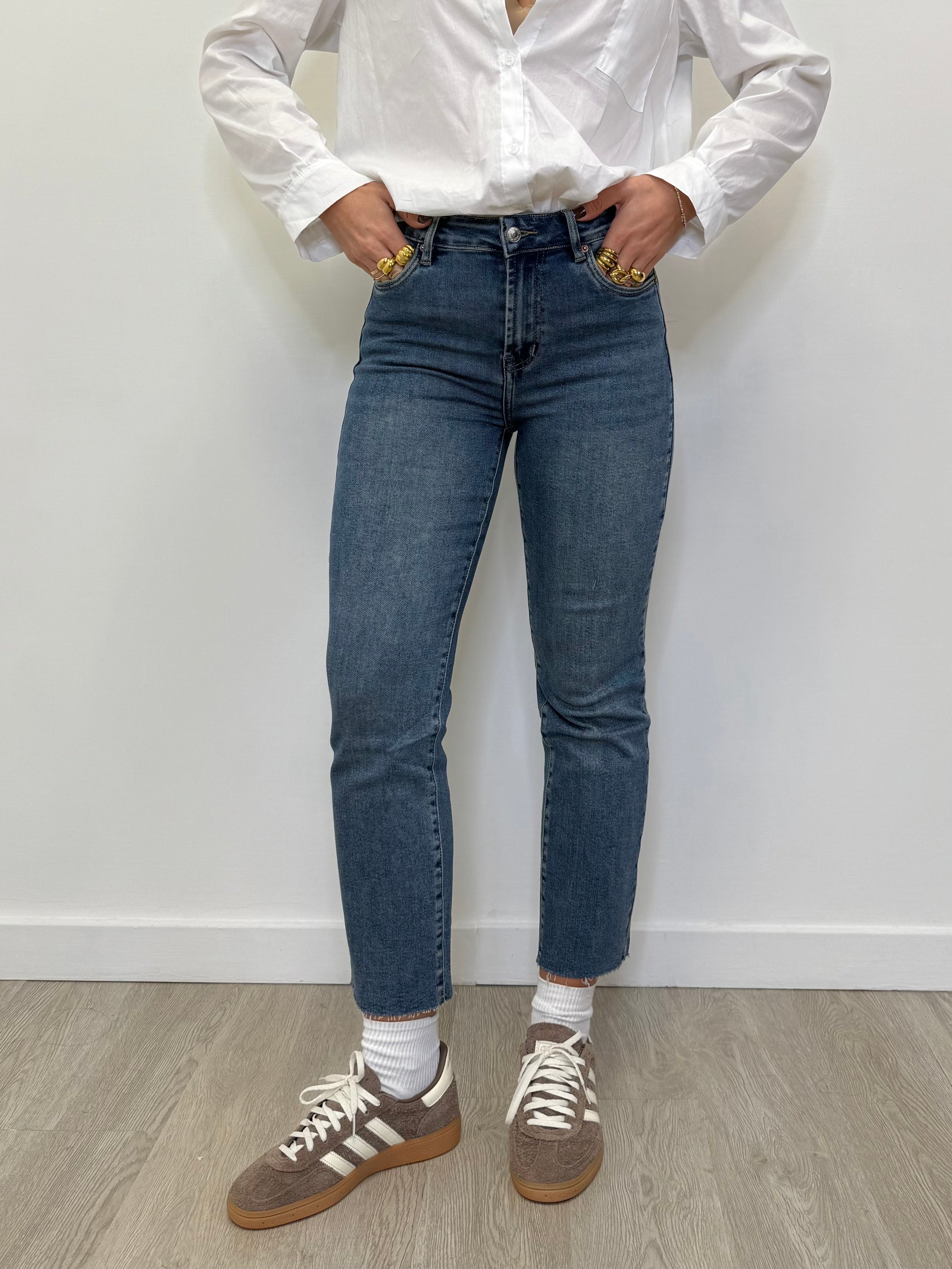 JEANS 7/8 ELASTICIZZATO 8938