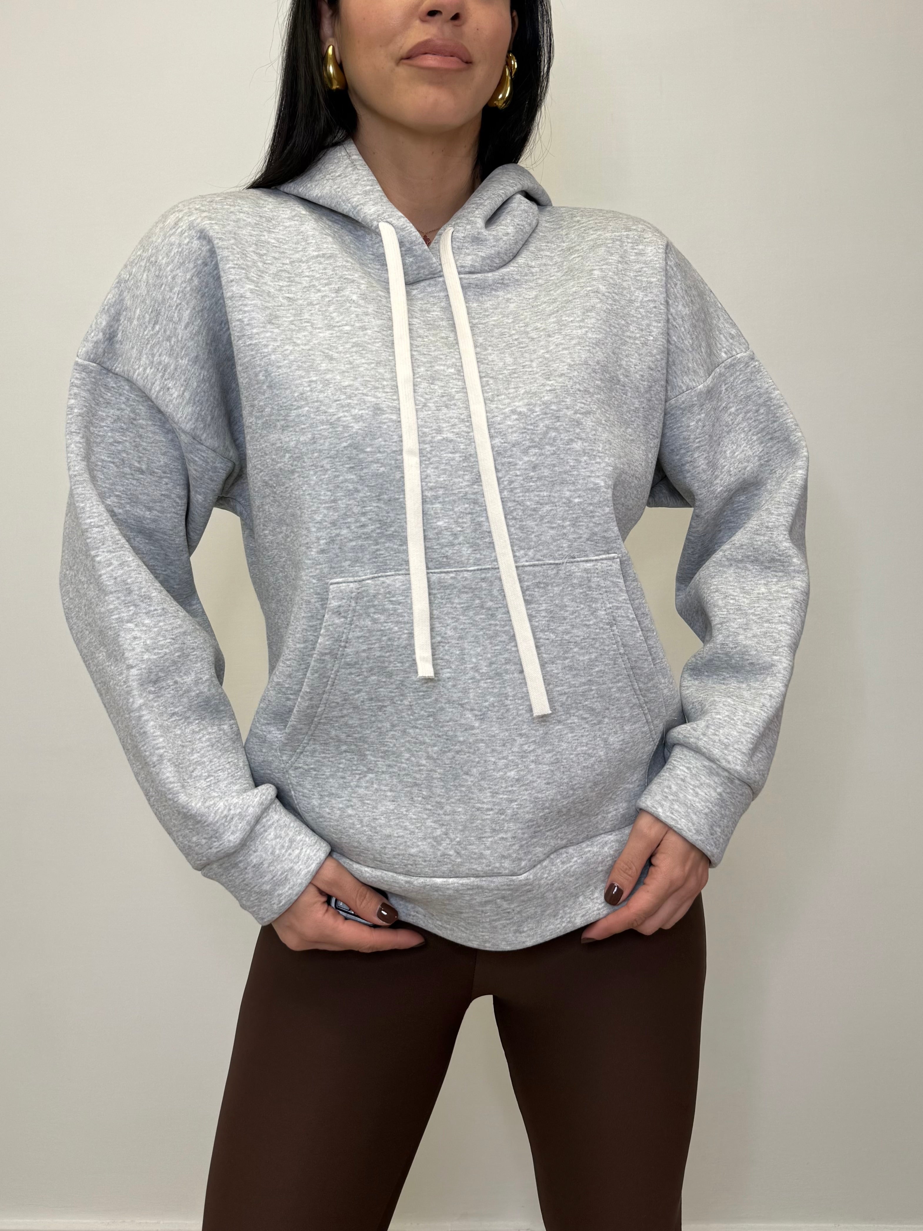 FELPA CON CAPPUCCIO 9382