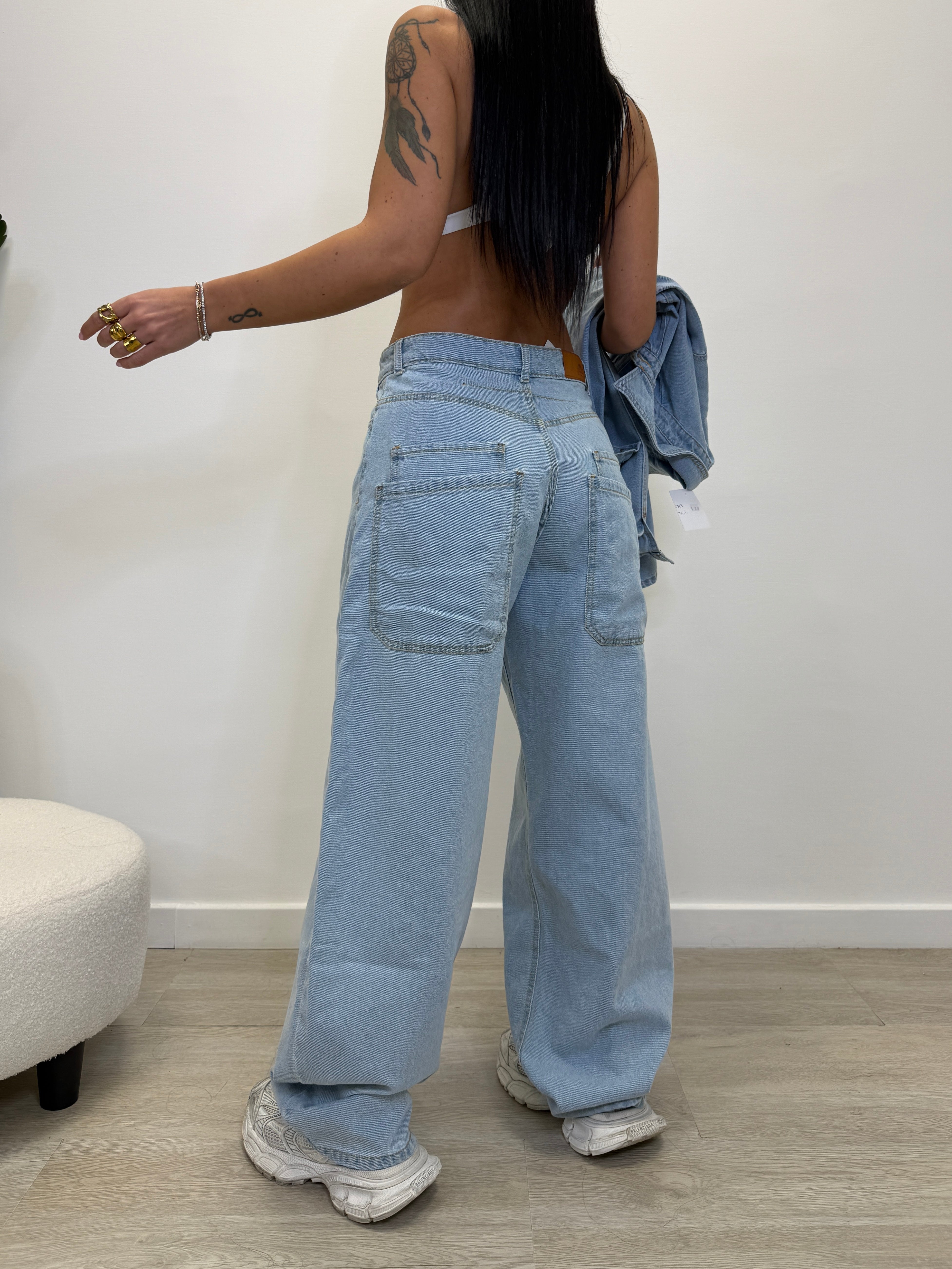 JEANS BAGGY CHIARO 093