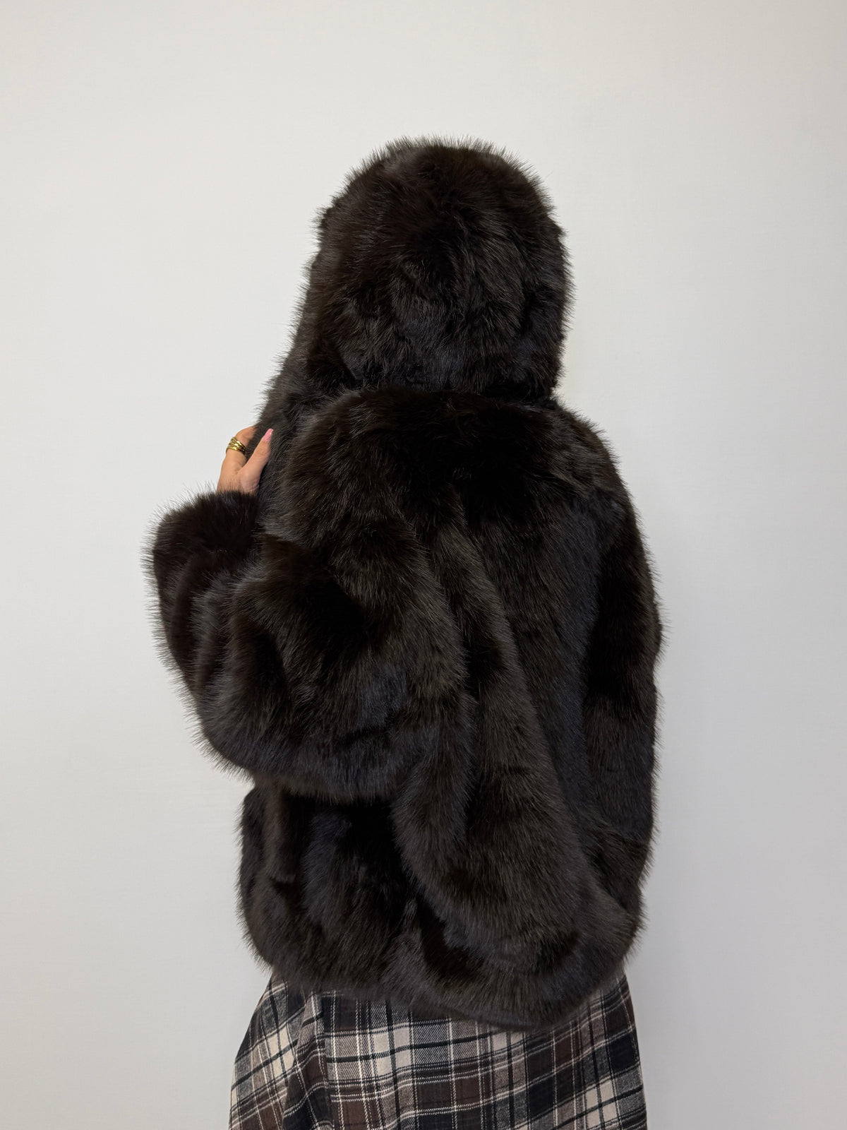 PELLICCIA SUPER SOFT CON CAPPUCCIO 001
