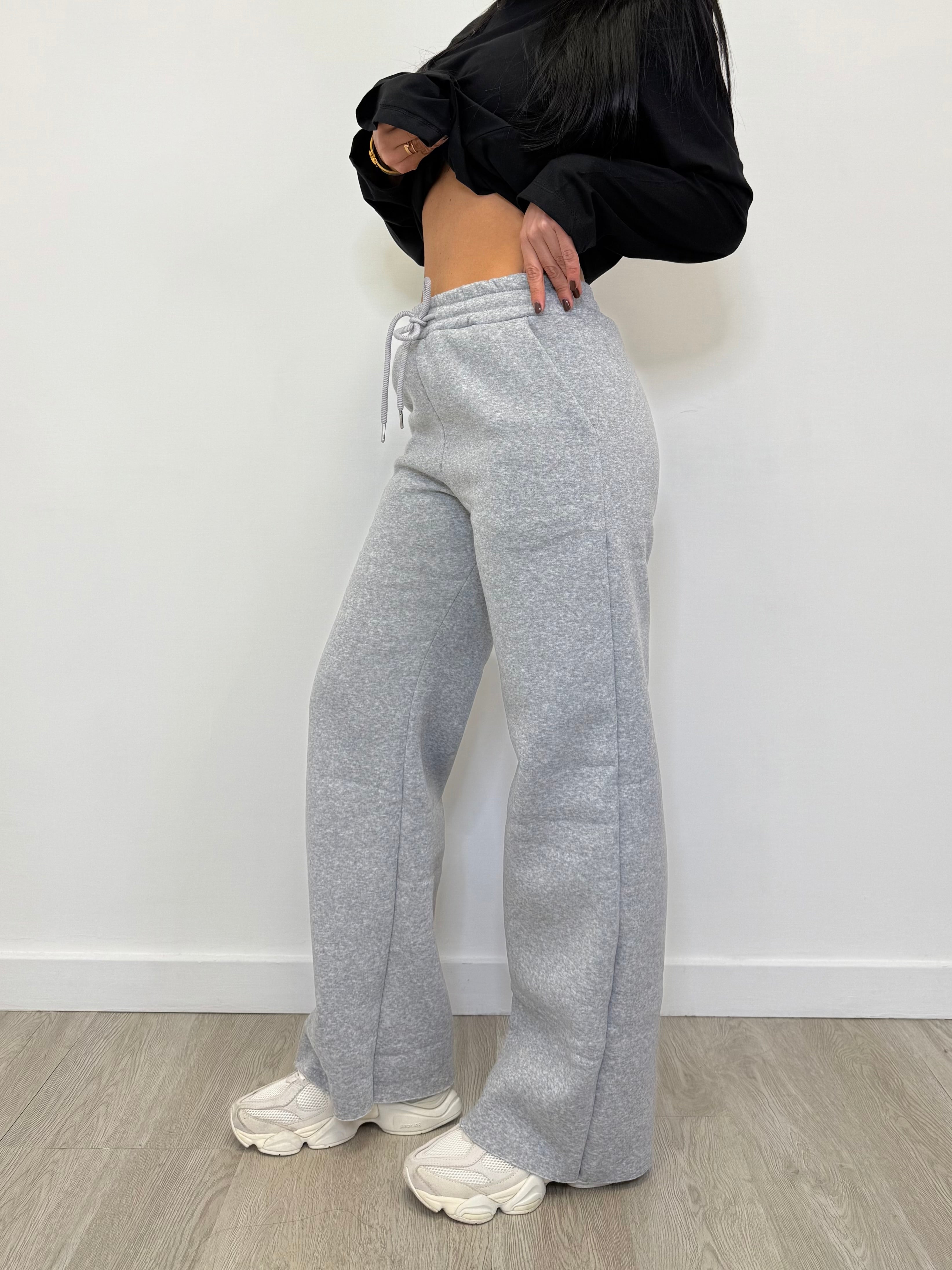 PANTALONE TUTA PALAZZO FELPATO 0470