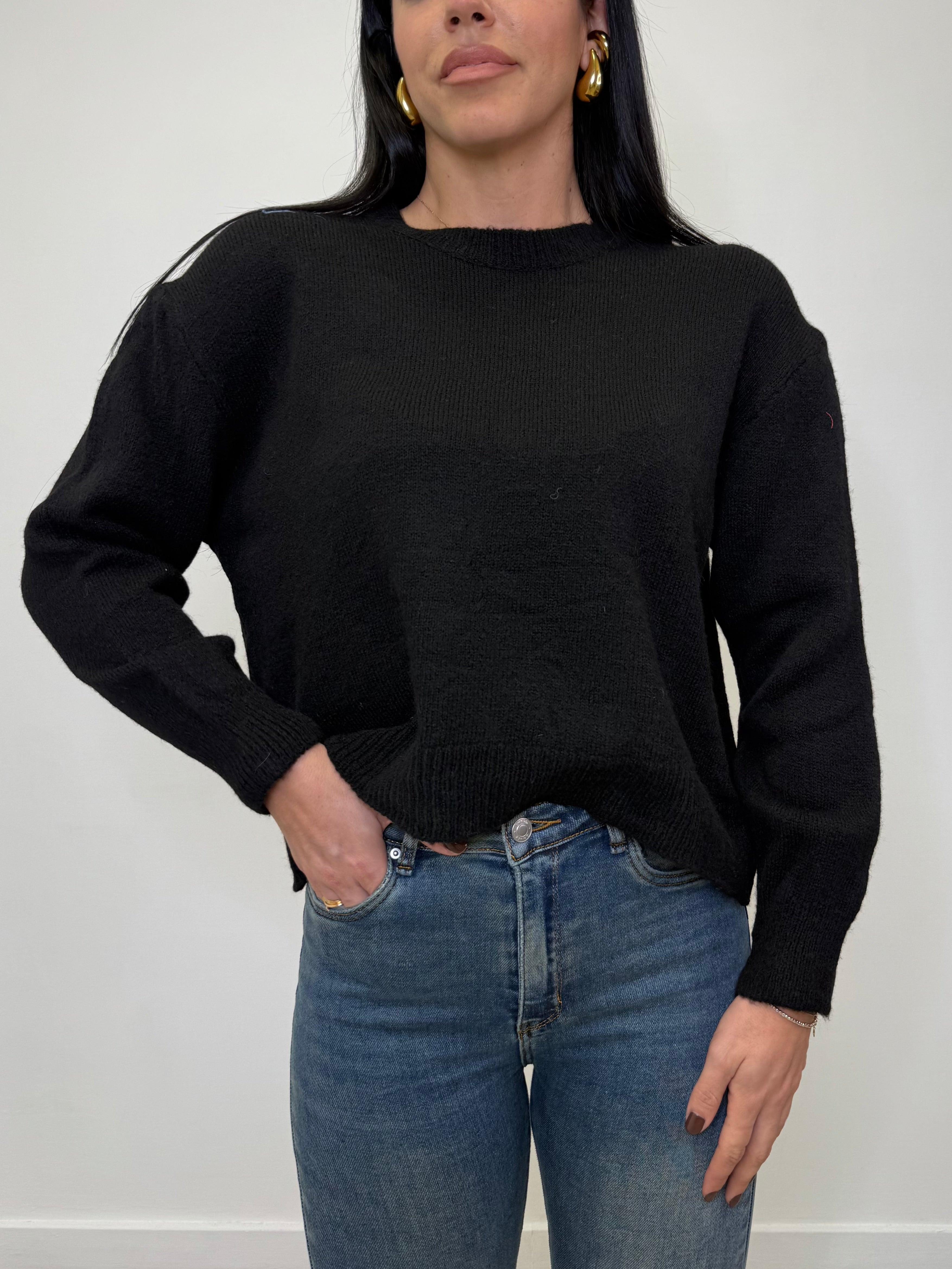 PULL BASIC EFFETTO LANA 0958