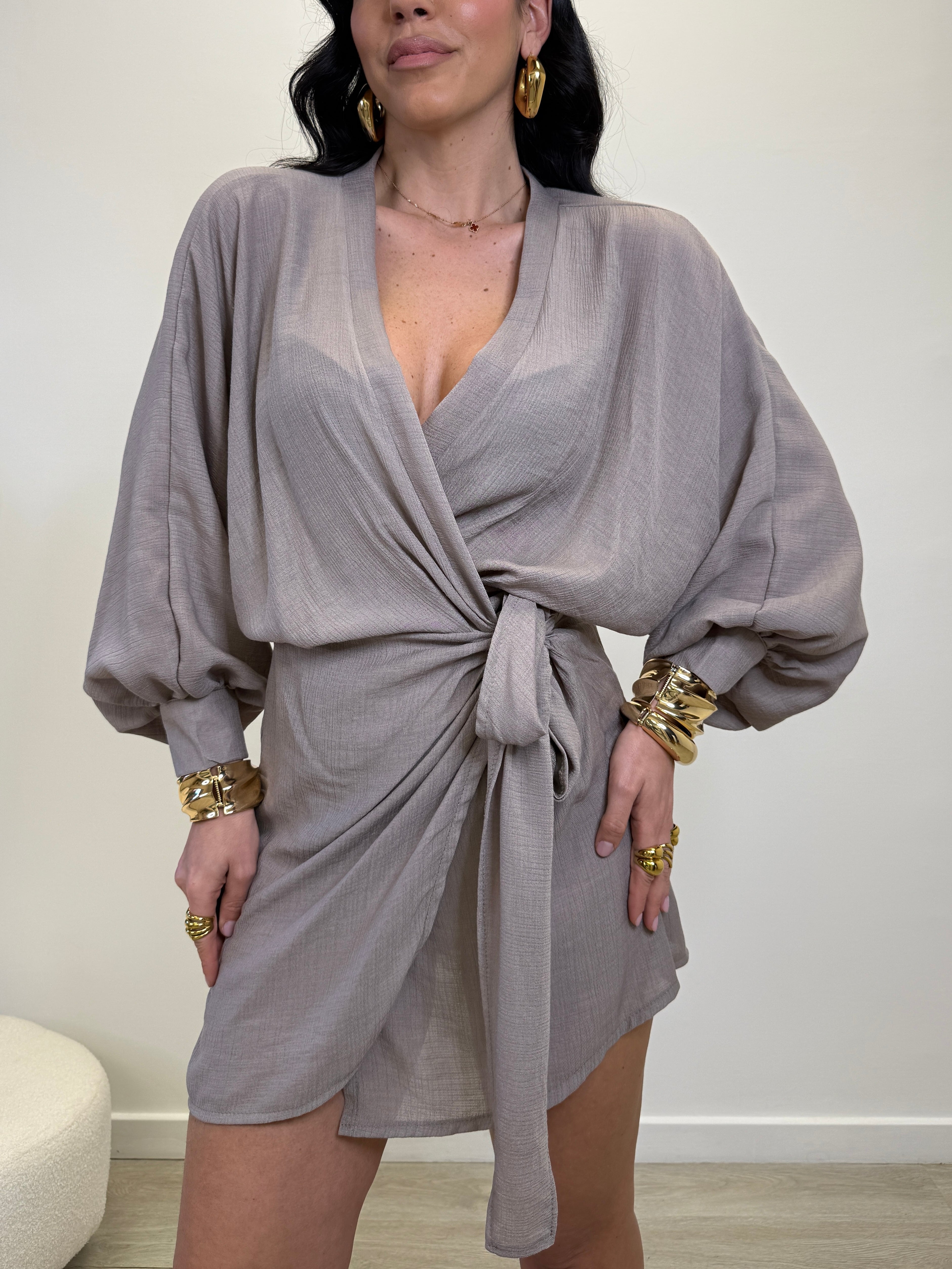 MINI DRESS A PORTAFOGLIO 6680
