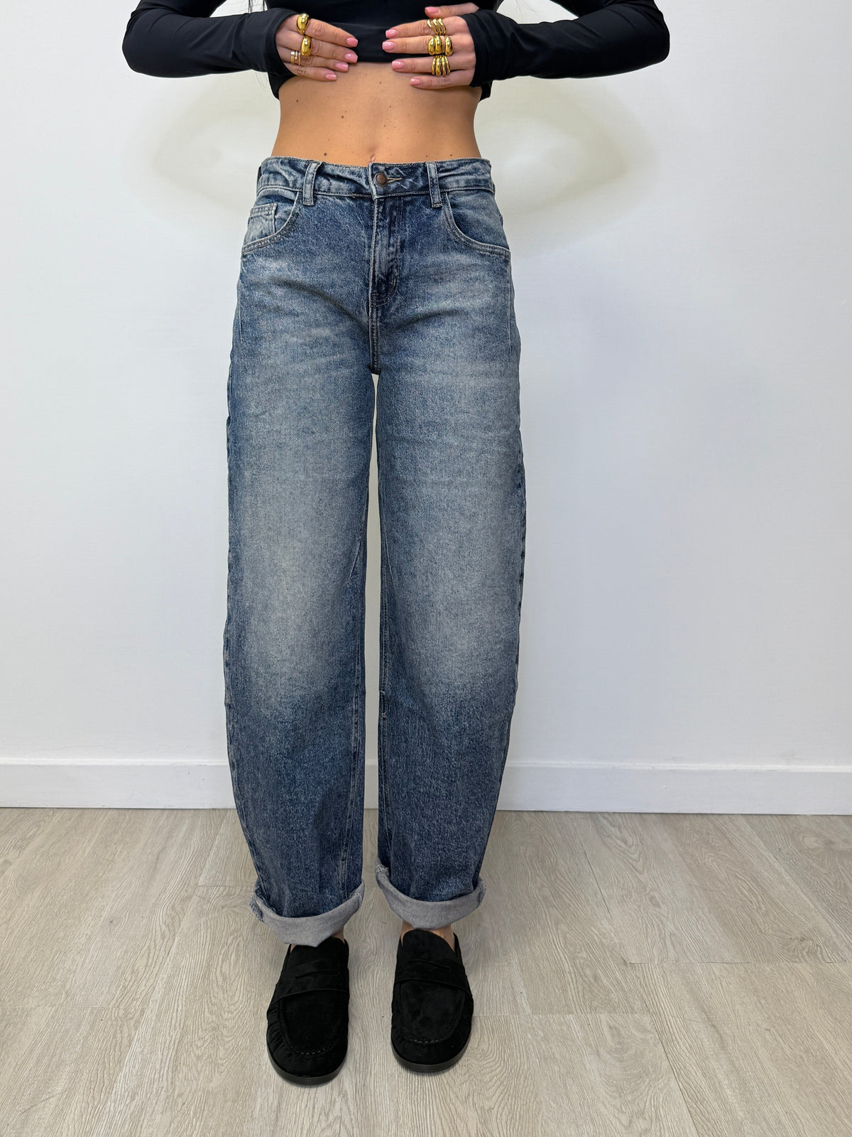 JEANS BAGGY SABBIATO 2798