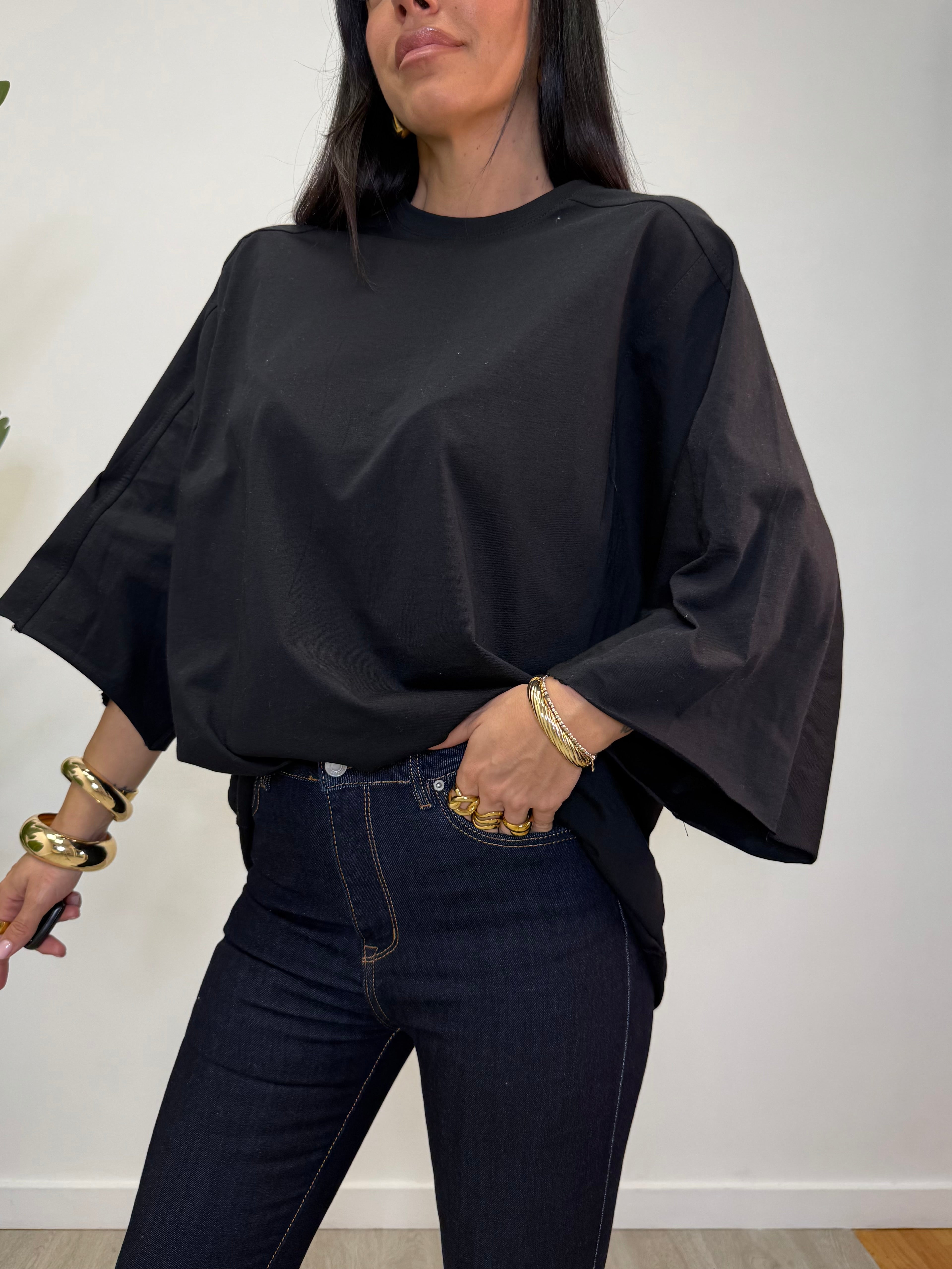 T-SHIRT OVER MANICA 3/4 2633