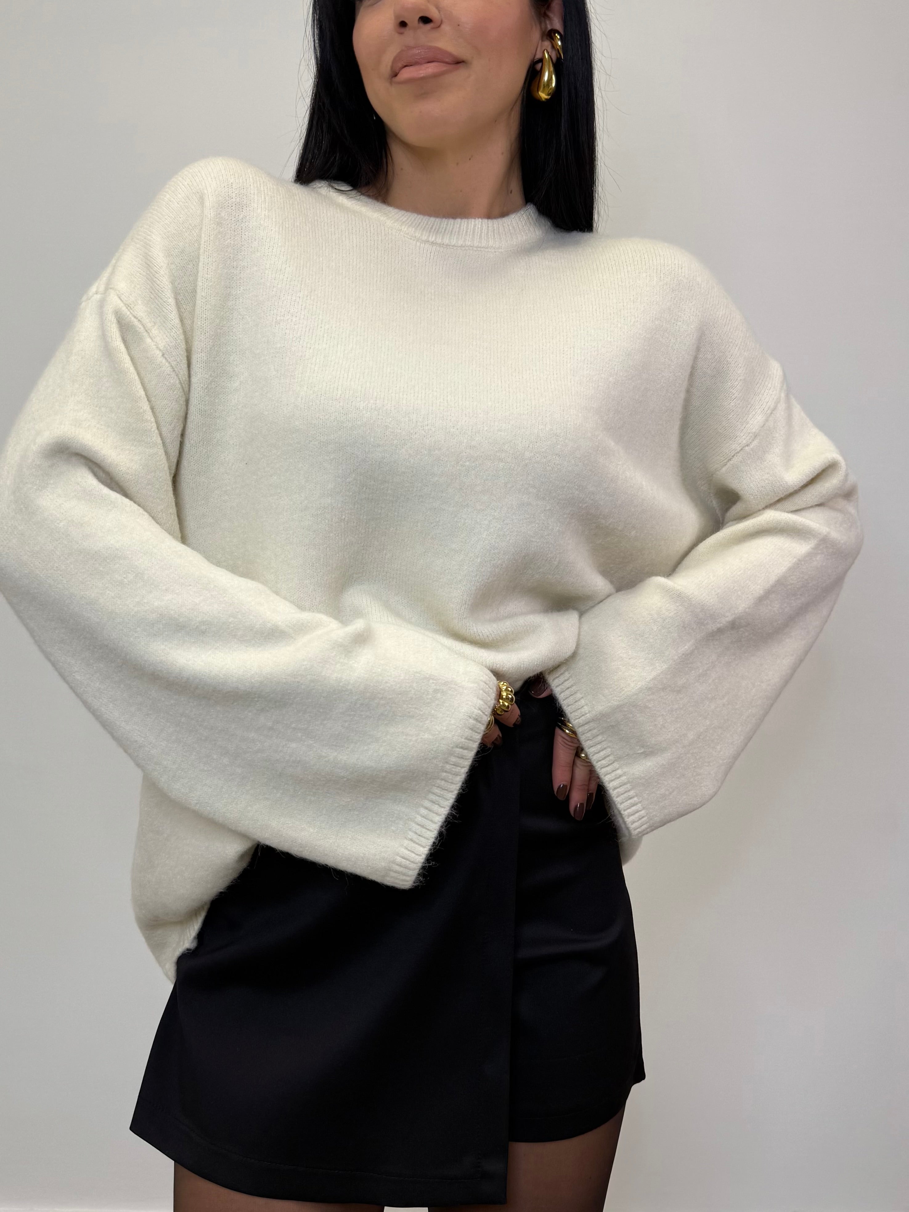 MAGLIA EFFETTO LANA OVER 51308