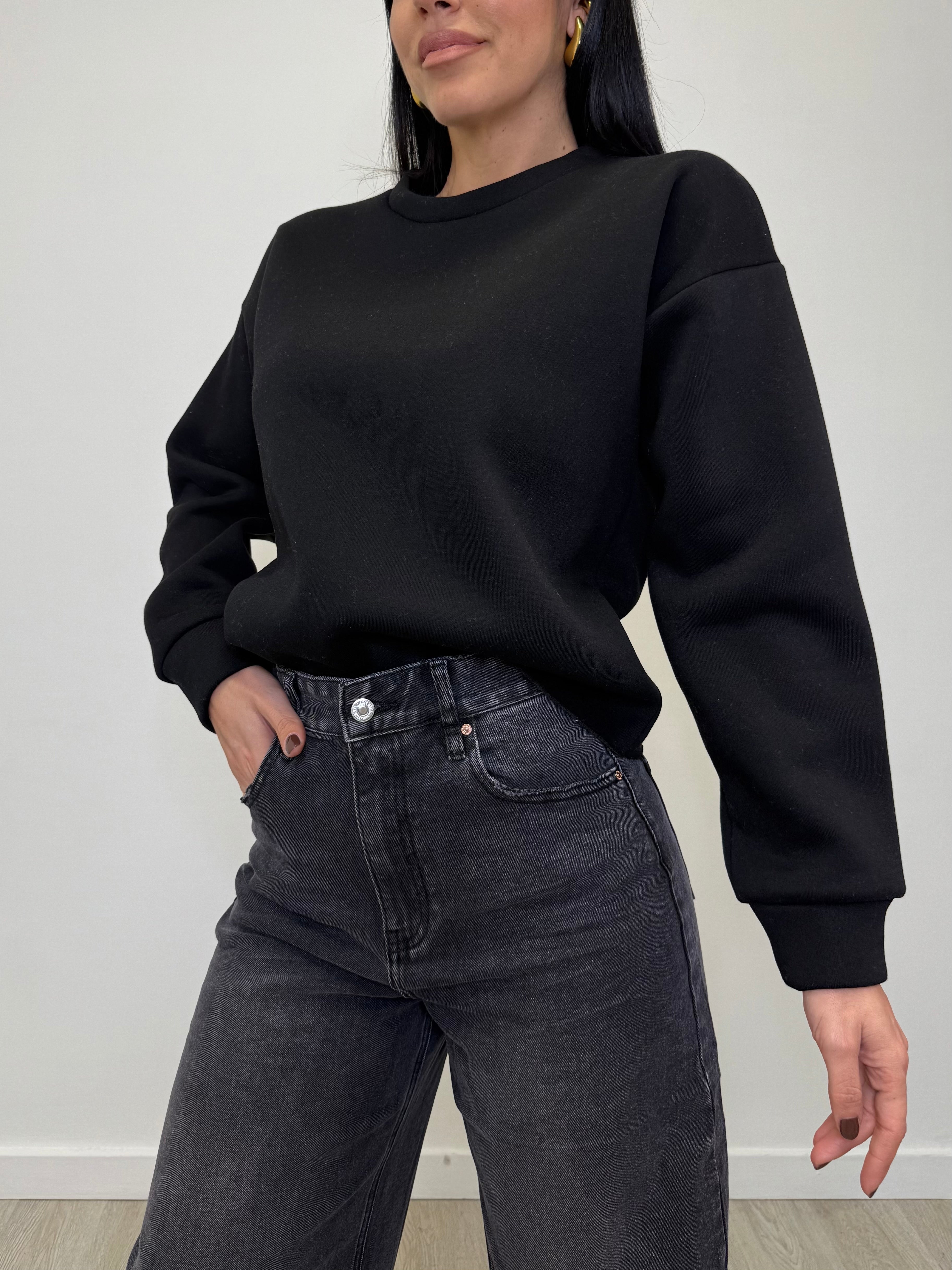 FELPA GIROCOLLO 9910