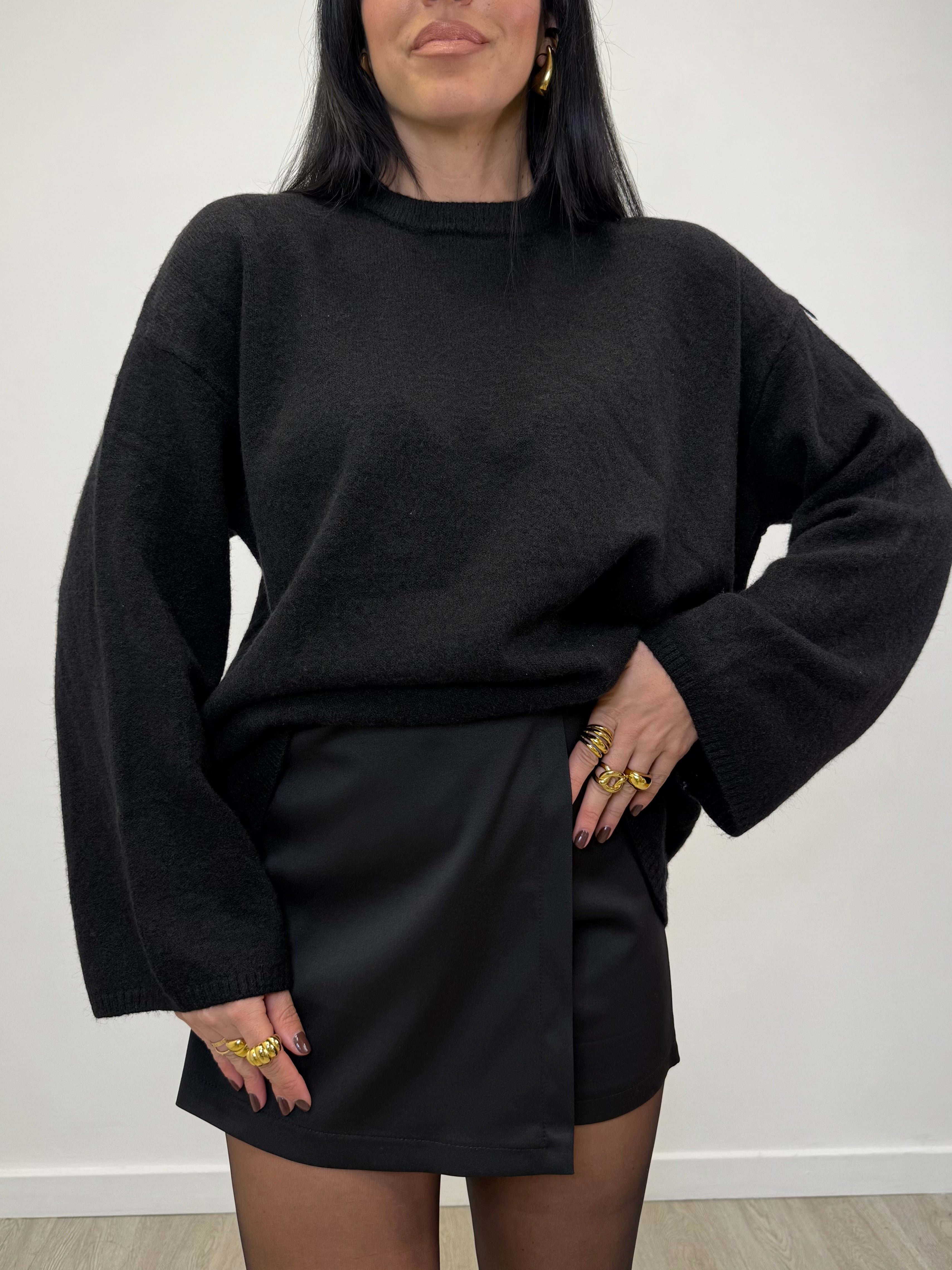 MAGLIA EFFETTO LANA OVER 51308