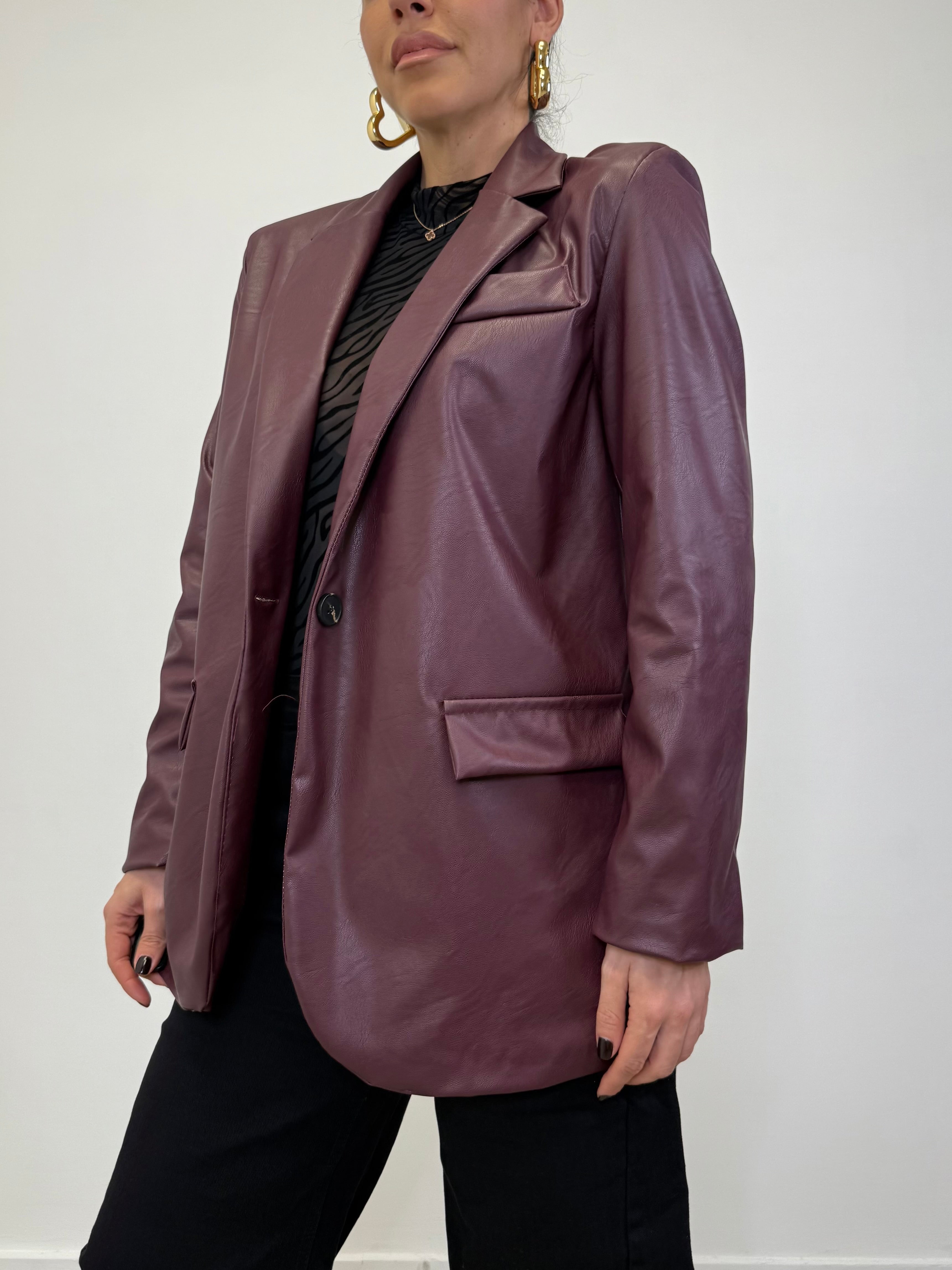 BLAZER SIMILPELLE 11040