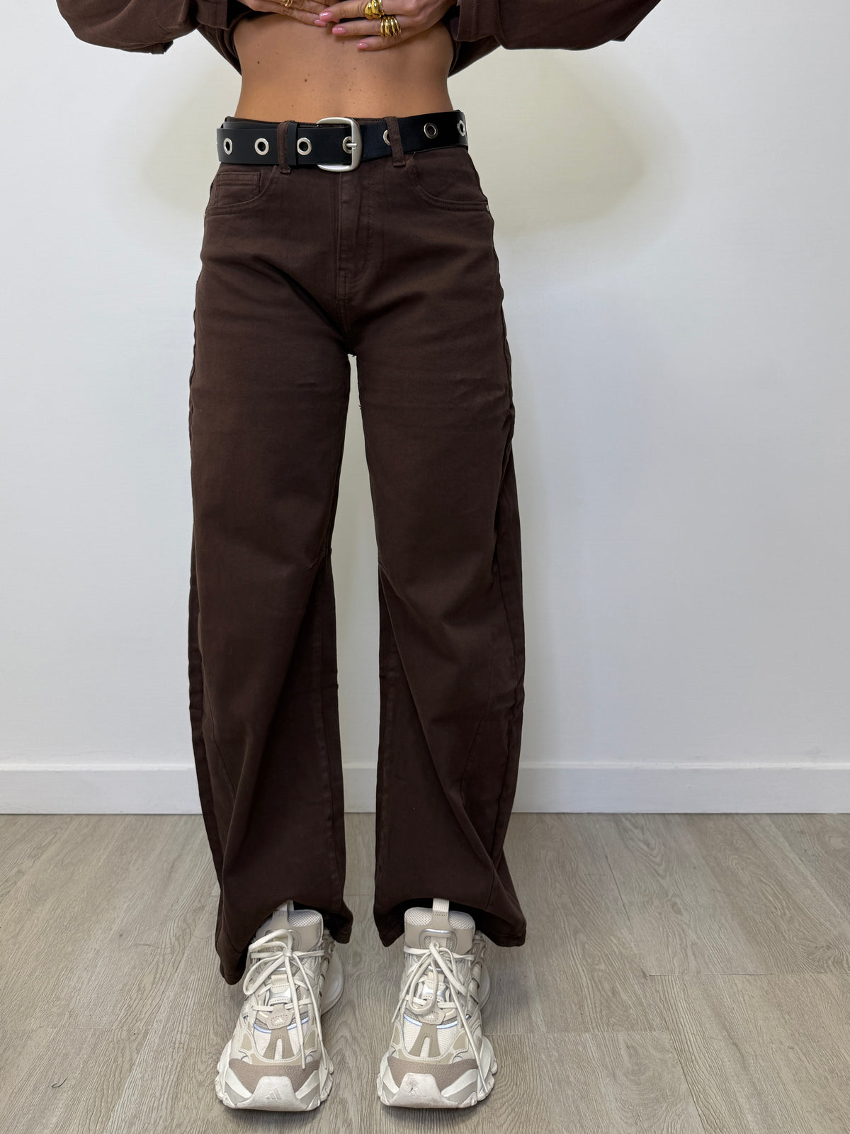 JEANS BAGGY CHOCO 033-40