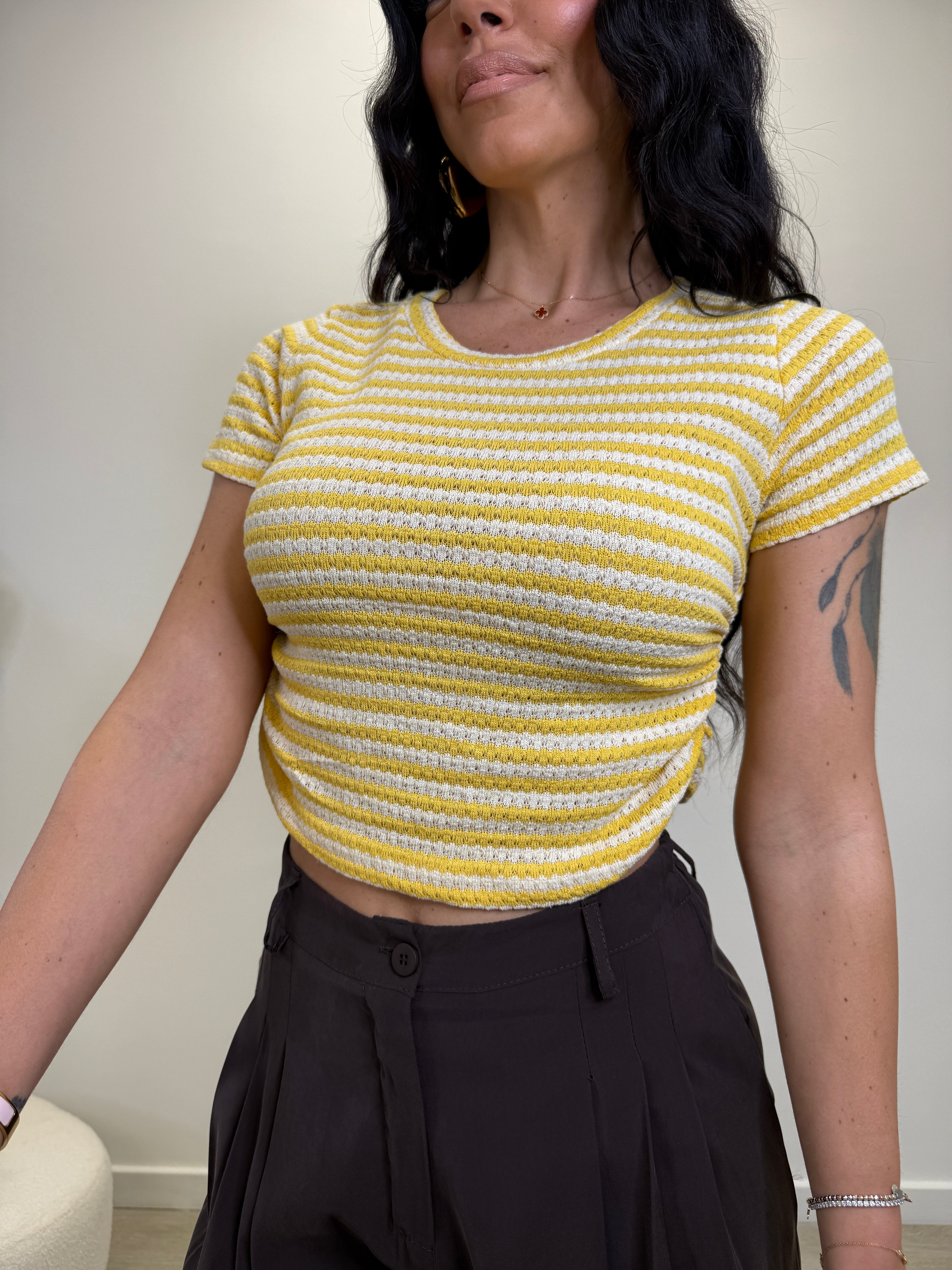 T-SHIRT A RIGHE 35135
