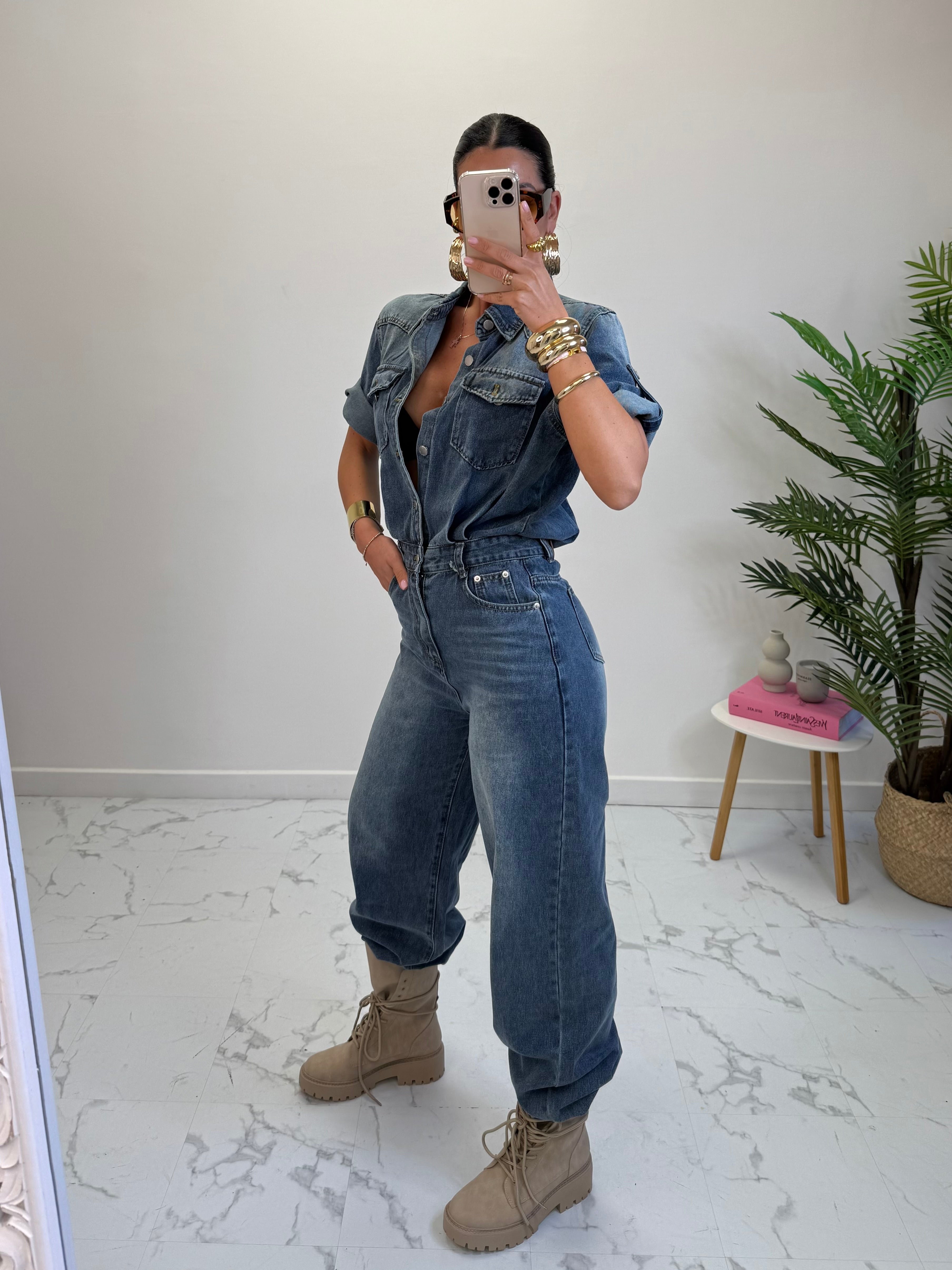 JUMPSUIT IN DENIM H7059