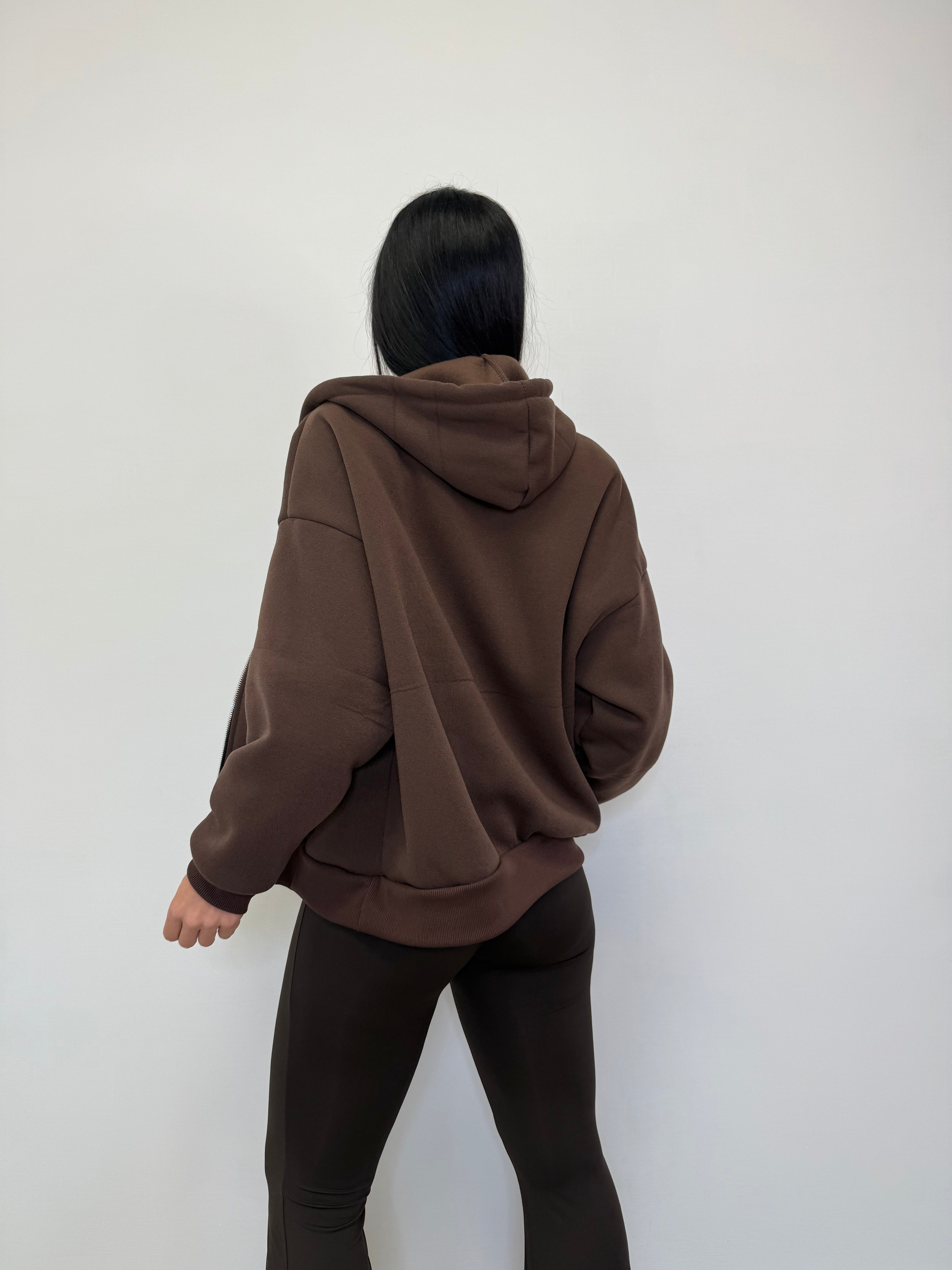 FELPA CON ZIP FELPATA 37652