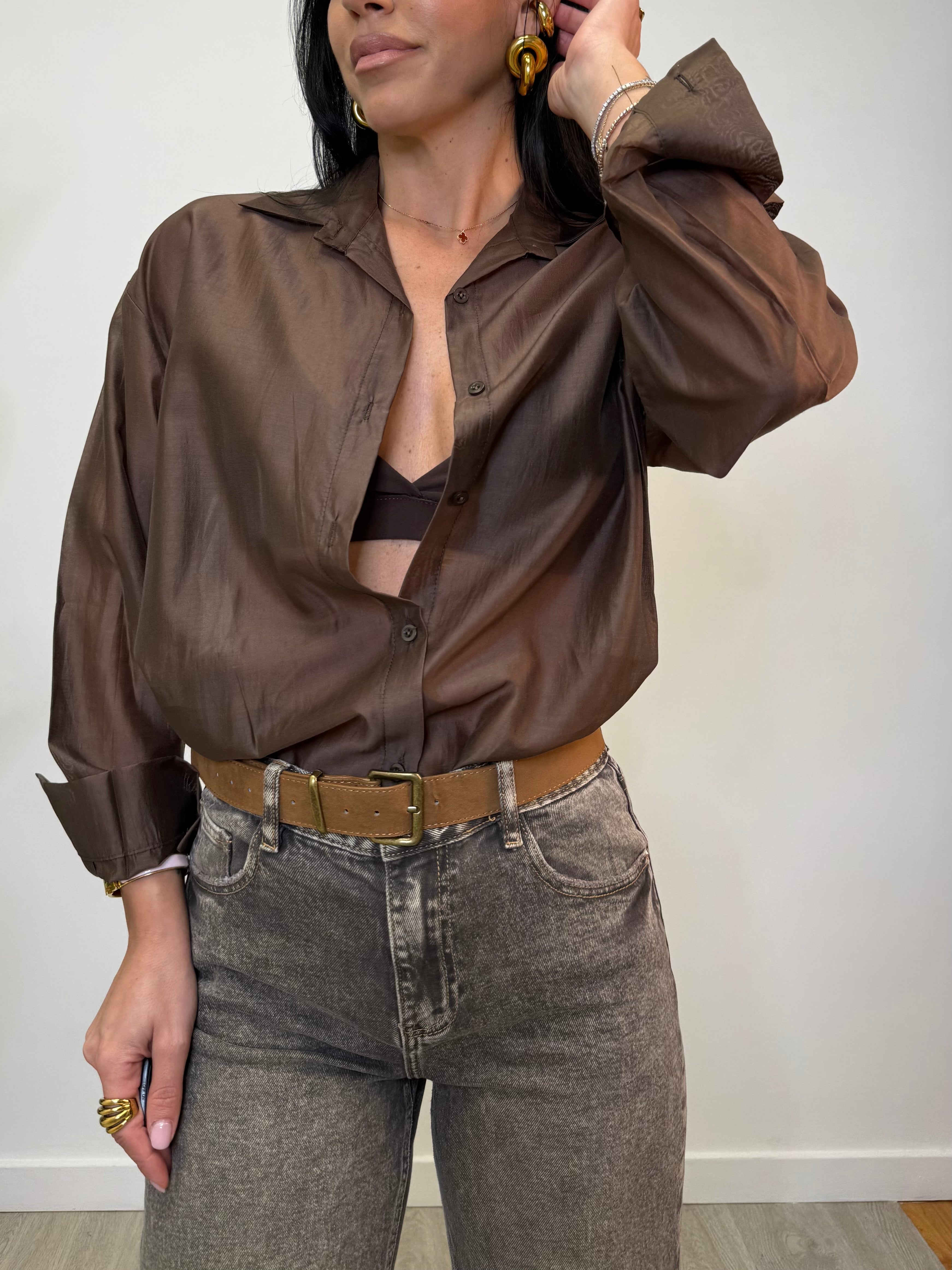 CAMICIA SEMI TRASPARENTE 141