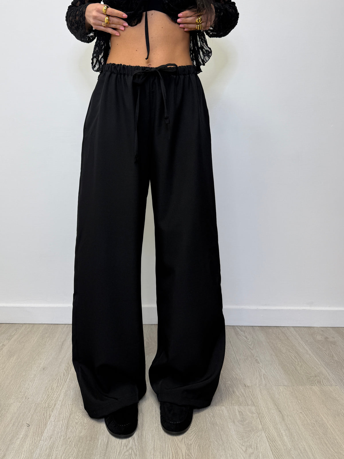 PANTALONE PALAZZO CON COULISSE 66977