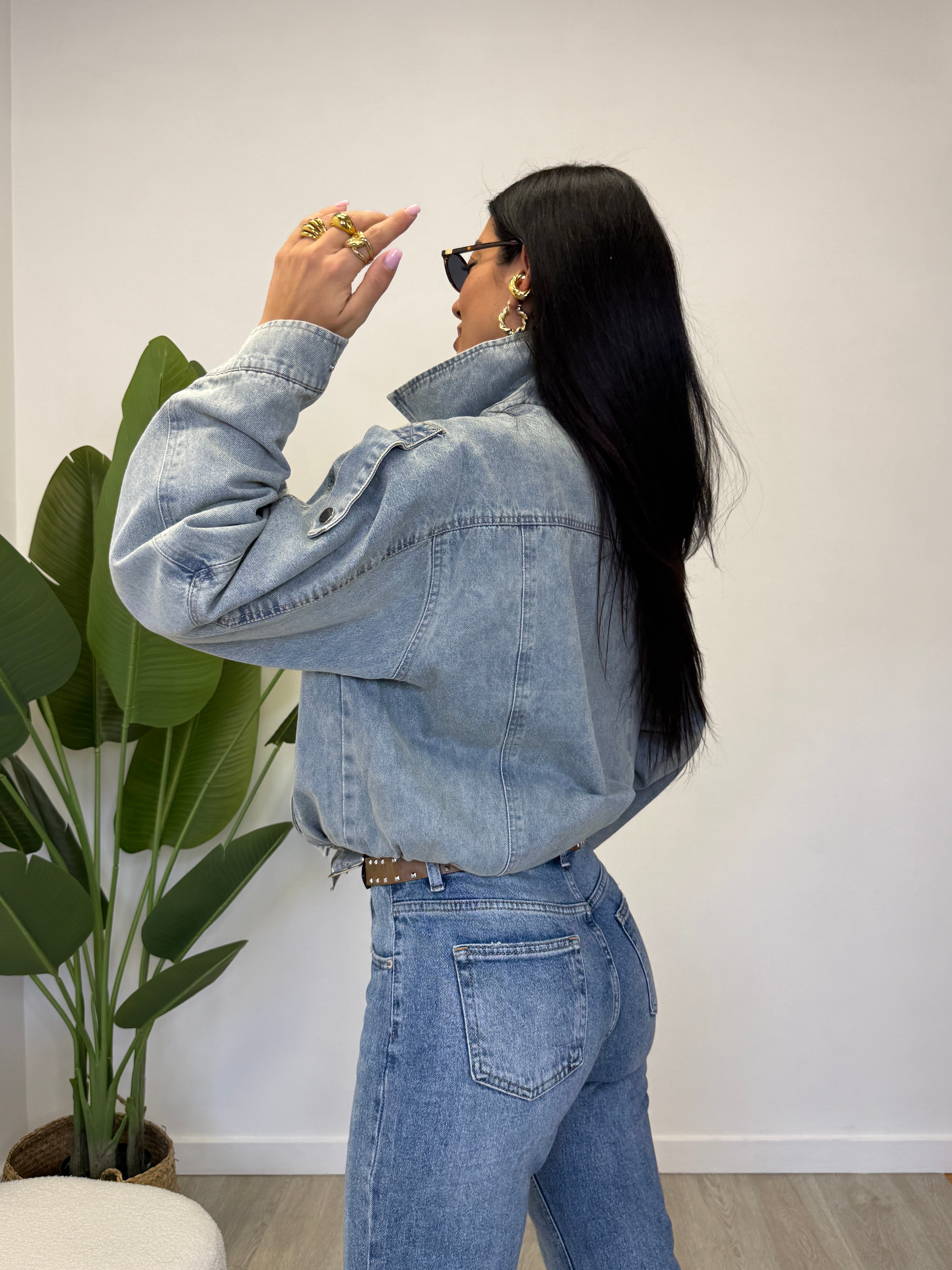 GIUBBINO OVER DENIM X1609
