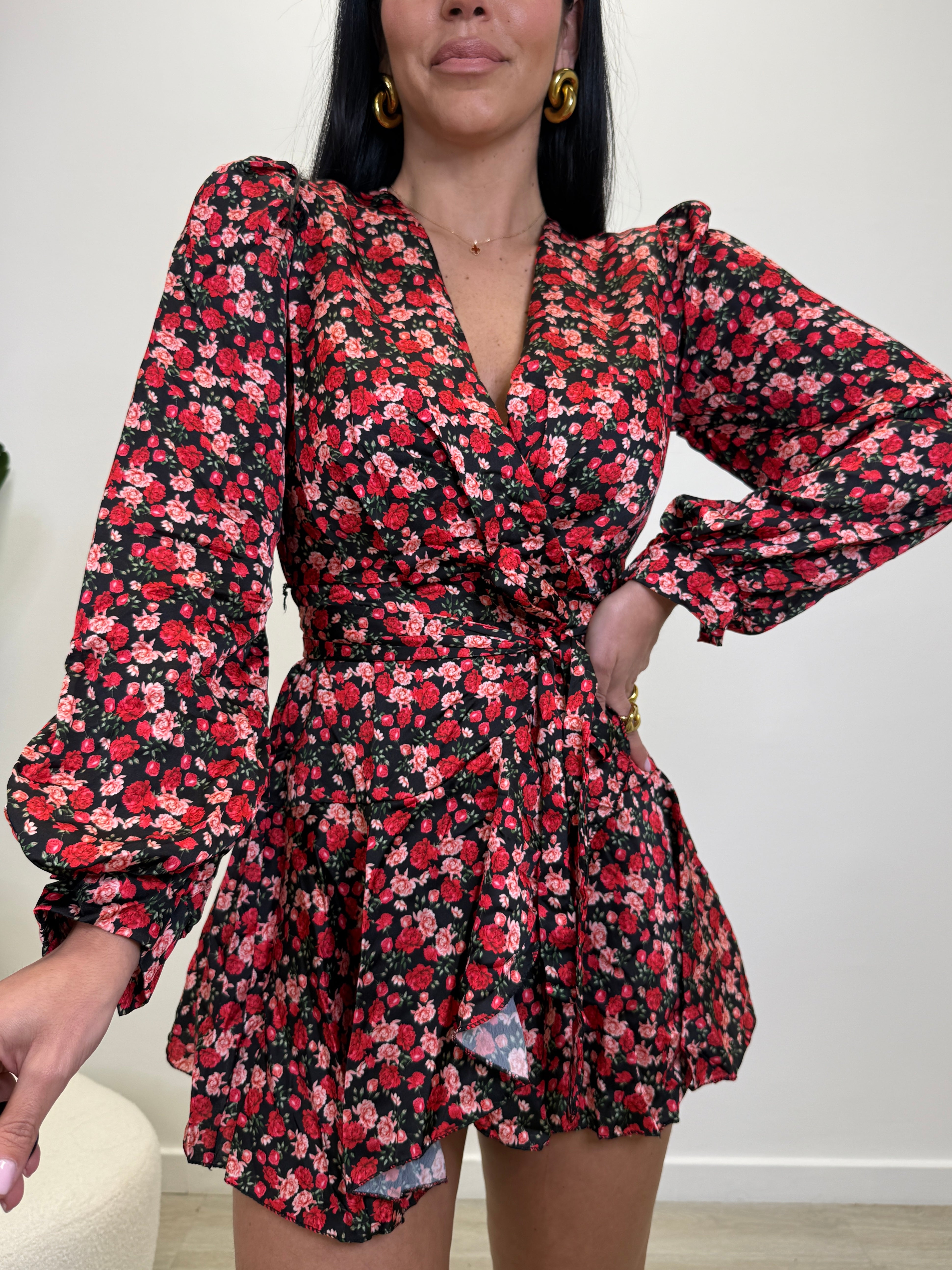 MINI DRESS FLOWER 24748